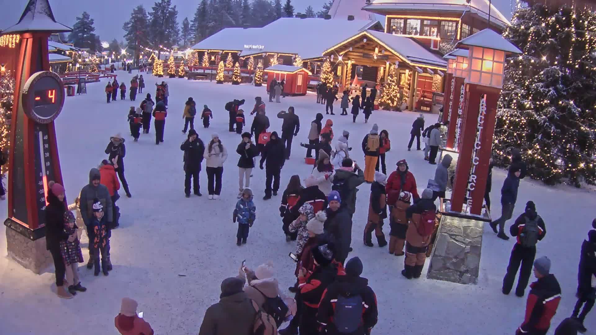 Santa Claus Village Live Cam - Rovaniemi, Lapland, Finland