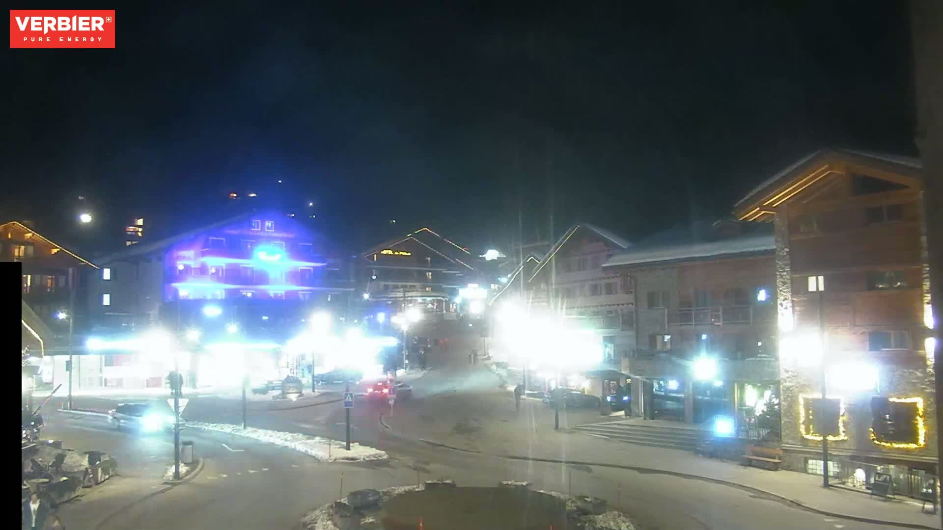 Verbier Ski Village  Center Live Cam - Val de Bagnes, Valais, Switzerland