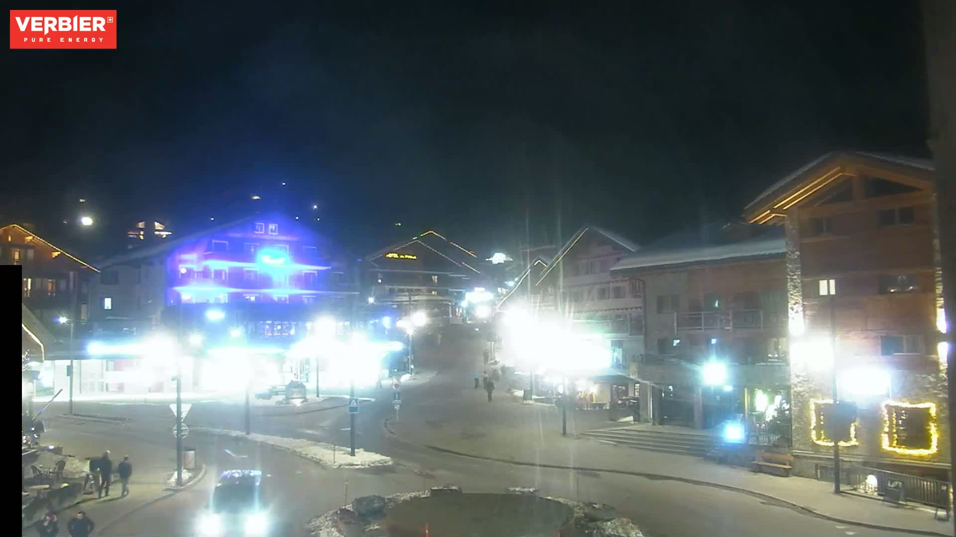 Verbier Ski Village  Center Live Cam - Val de Bagnes, Valais, Switzerland