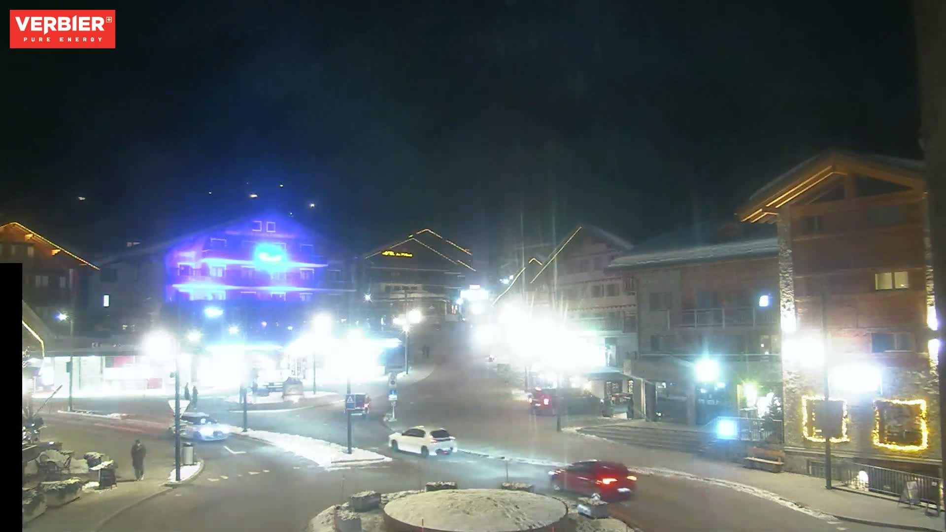Verbier Ski Village  Center Live Cam - Val de Bagnes, Valais, Switzerland