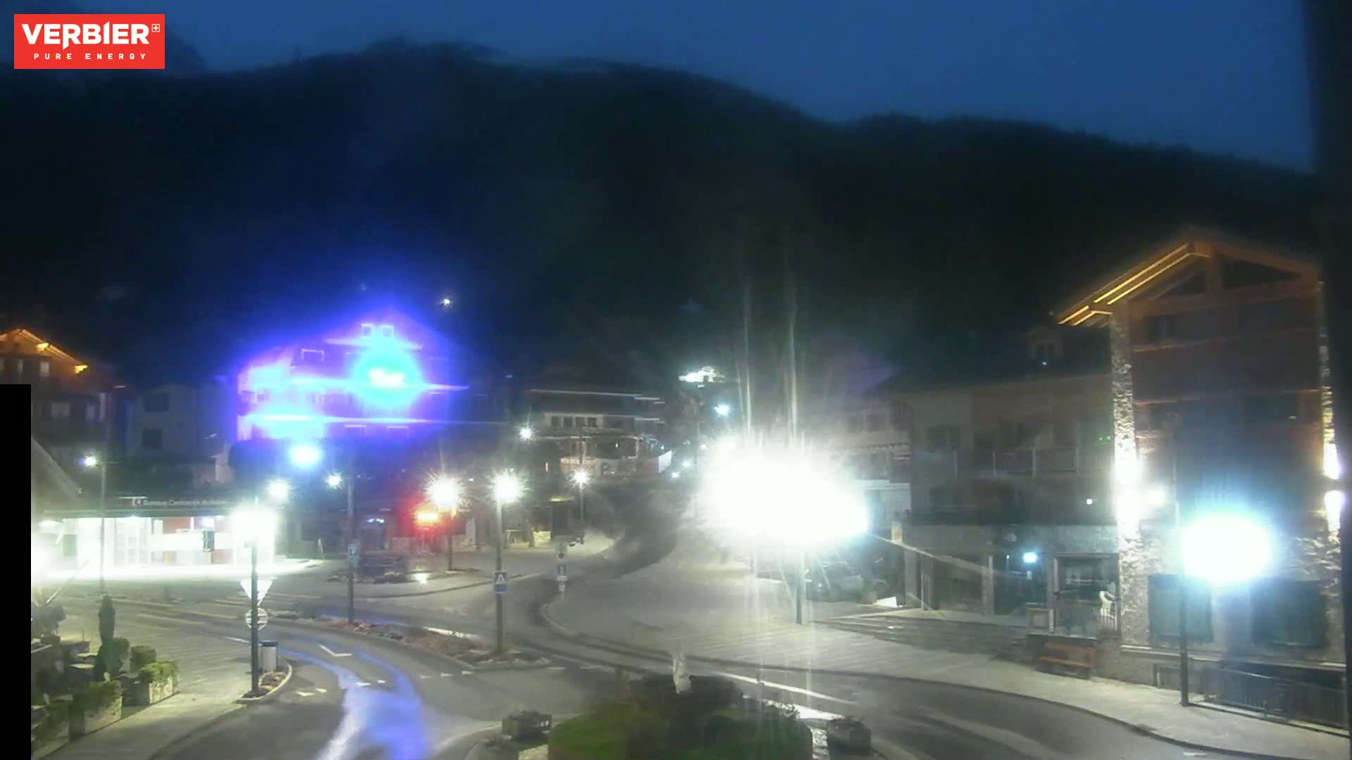 Verbier Ski Village  Center Live Cam - Val de Bagnes, Valais, Switzerland