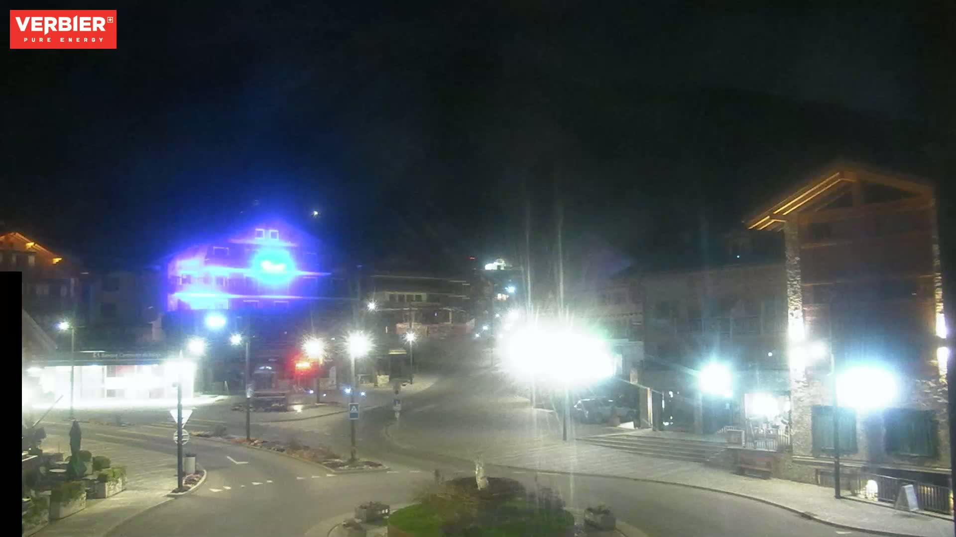 Verbier Ski Village  Center Live Cam - Val de Bagnes, Valais, Switzerland