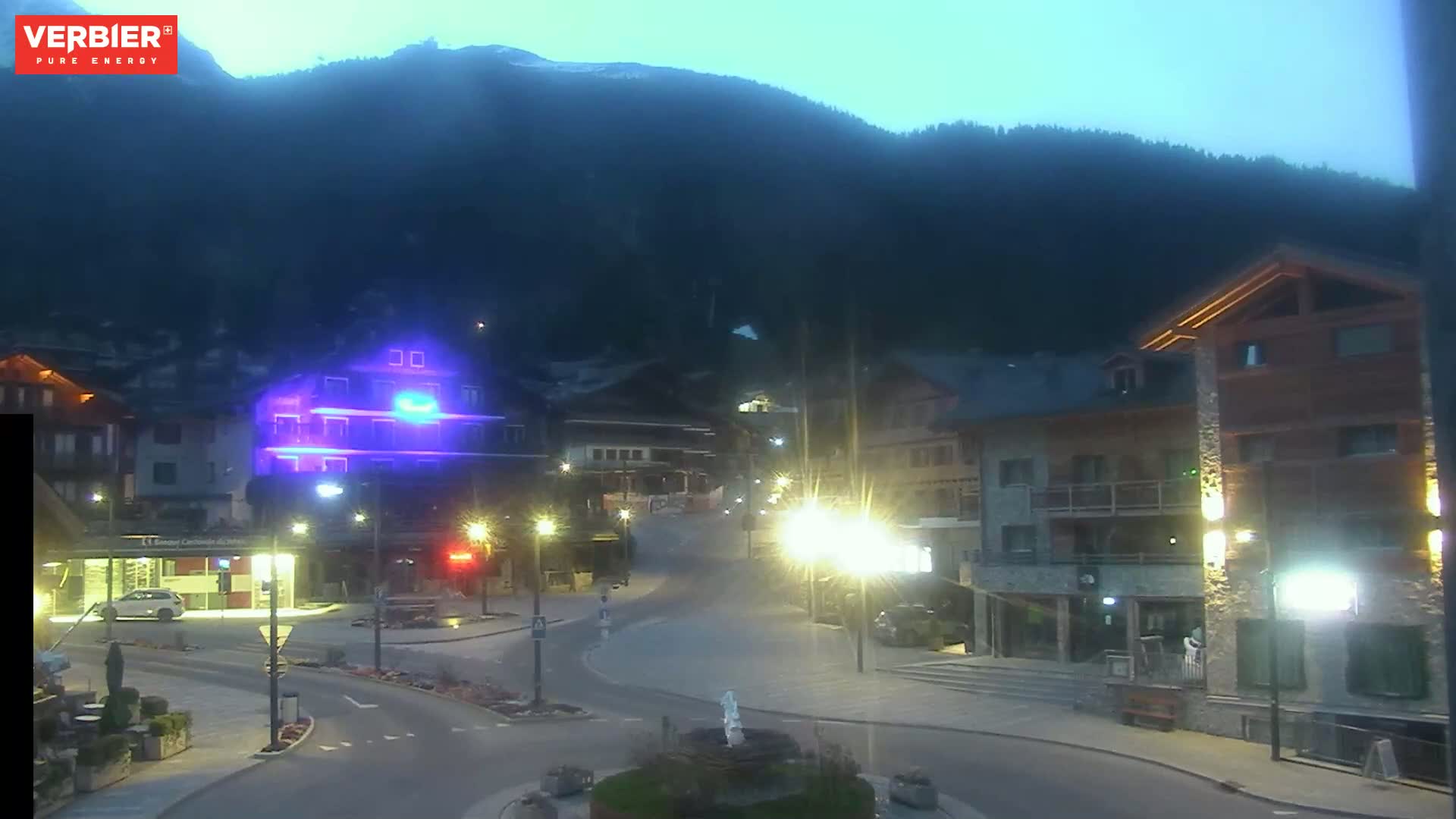 Verbier Ski Village  Center Live Cam - Val de Bagnes, Valais, Switzerland
