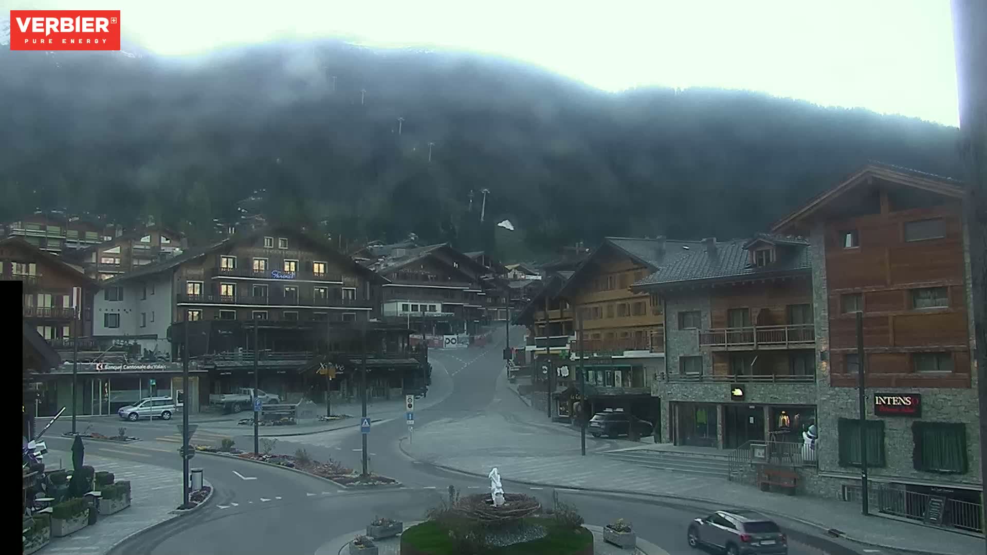Verbier Ski Village  Center Live Cam - Val de Bagnes, Valais, Switzerland