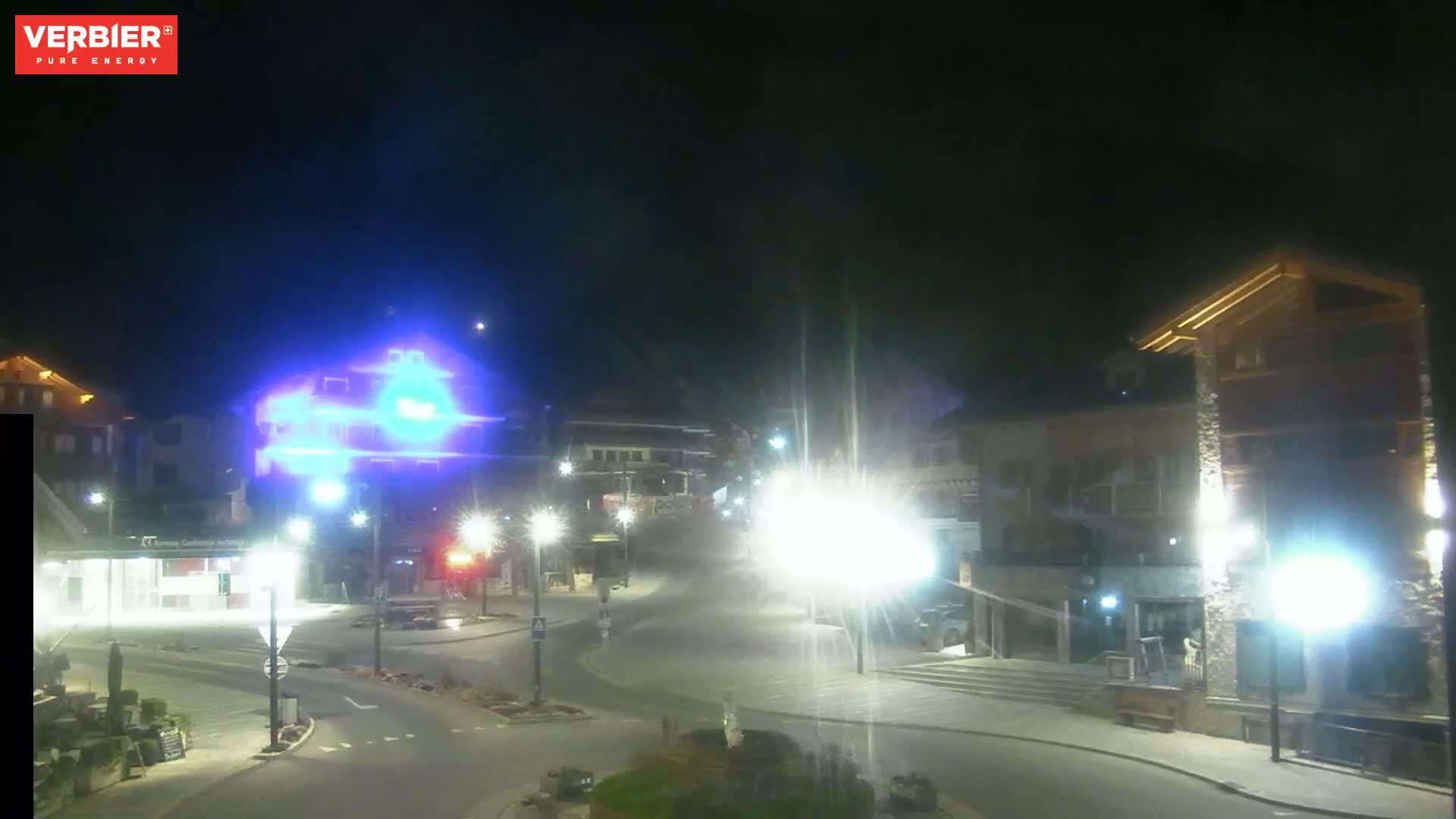 Verbier Ski Village  Center Live Cam - Val de Bagnes, Valais, Switzerland