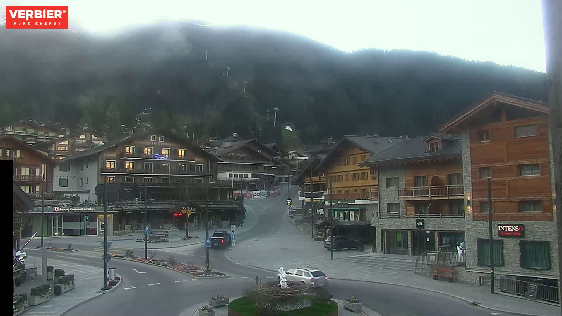 Verbier Ski Village  Center Live Cam - Val de Bagnes, Valais, Switzerland