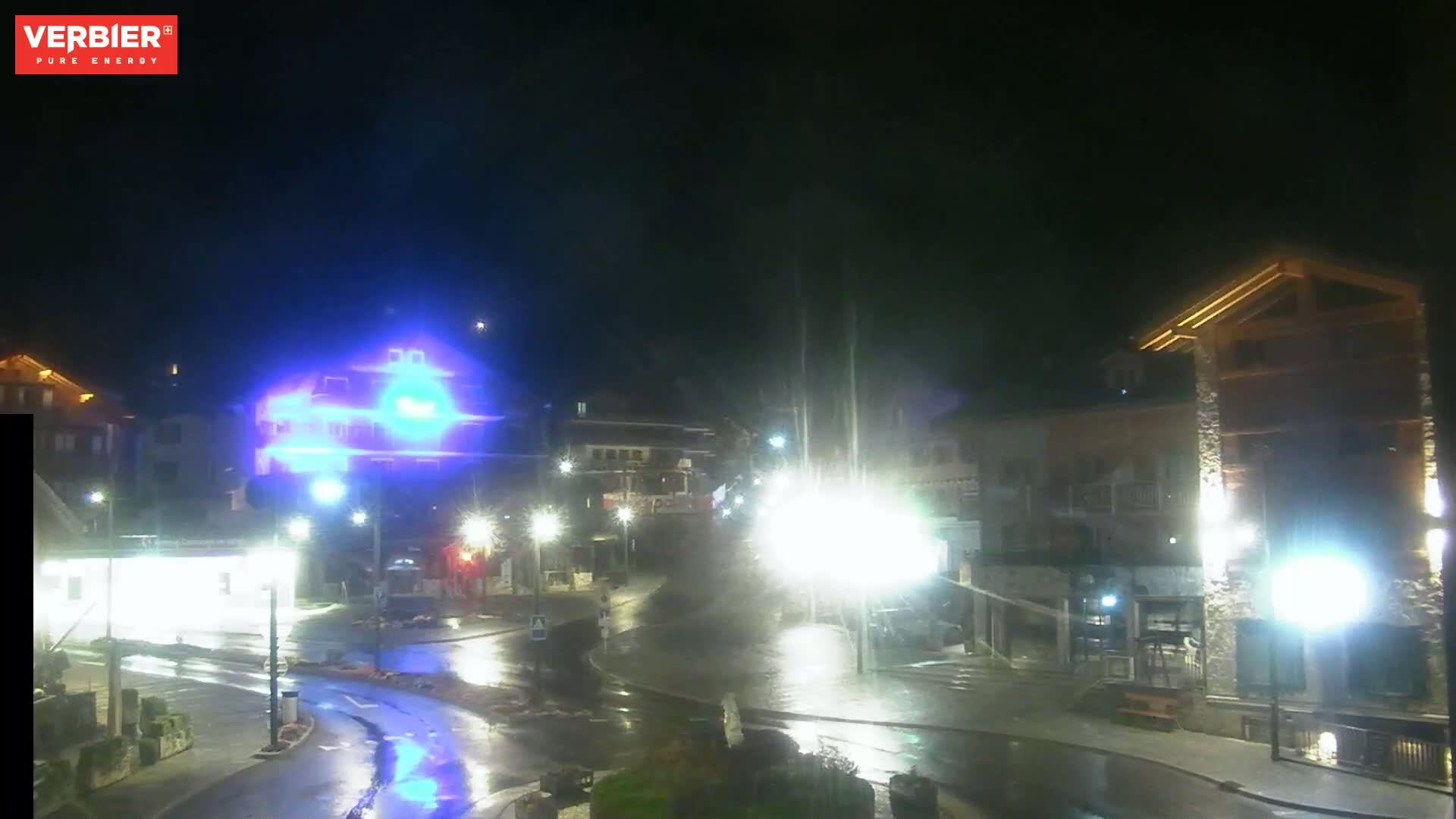 Verbier Ski Village  Center Live Cam - Val de Bagnes, Valais, Switzerland