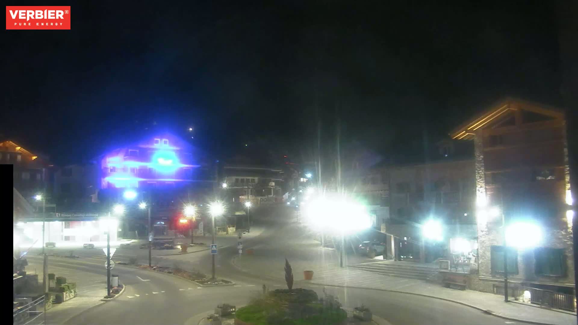 Verbier Ski Village  Center Live Cam - Val de Bagnes, Valais, Switzerland