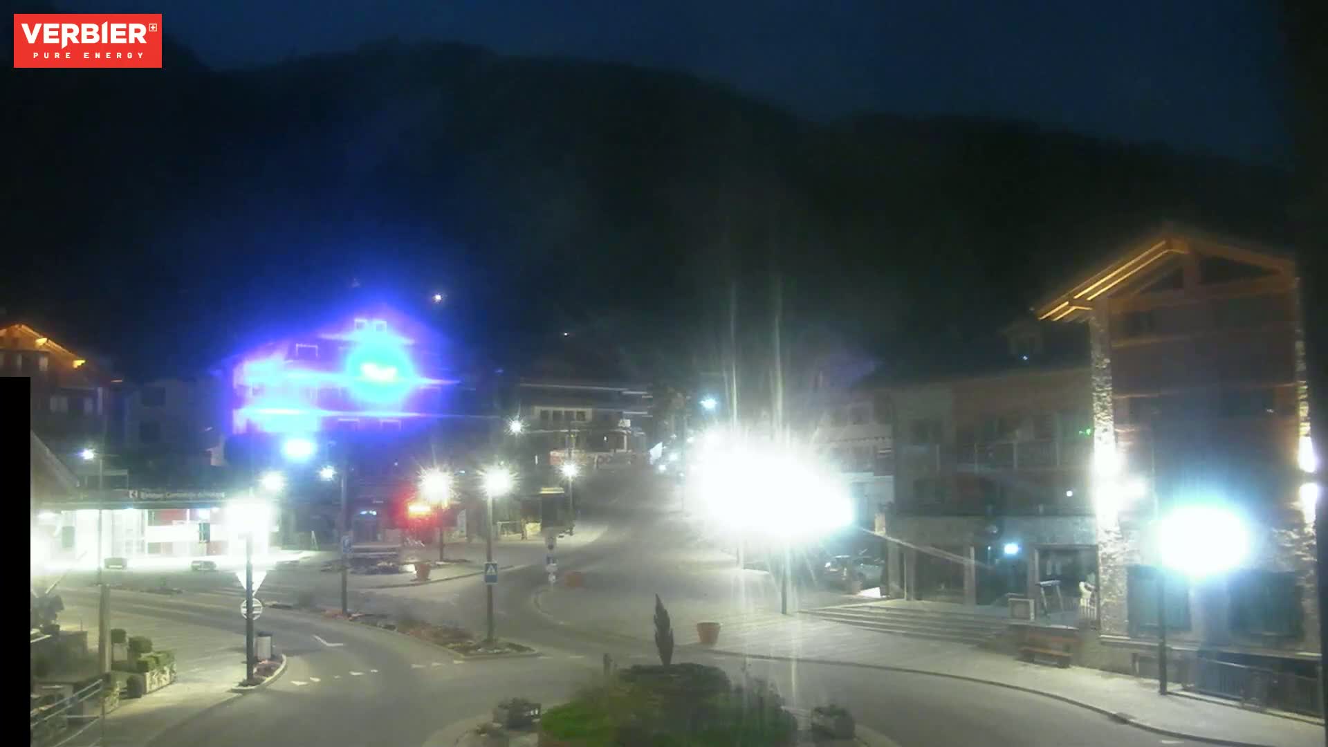Verbier Ski Village  Center Live Cam - Val de Bagnes, Valais, Switzerland