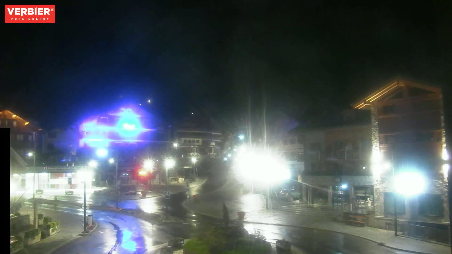 Verbier Ski Village  Center Live Cam - Val de Bagnes, Valais, Switzerland