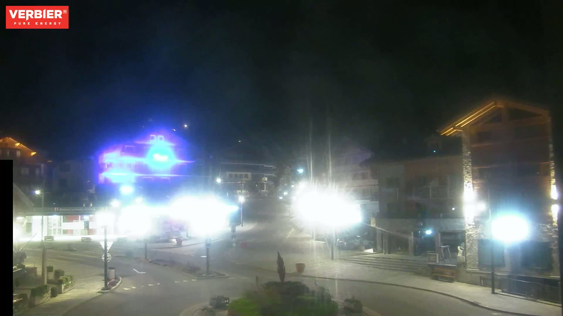 Verbier Ski Village  Center Live Cam - Val de Bagnes, Valais, Switzerland