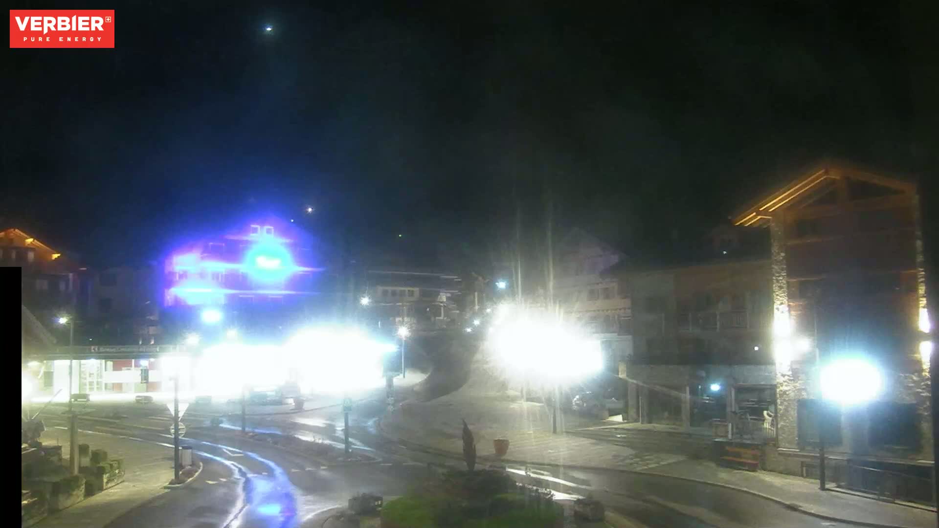 Verbier Ski Village  Center Live Cam - Val de Bagnes, Valais, Switzerland
