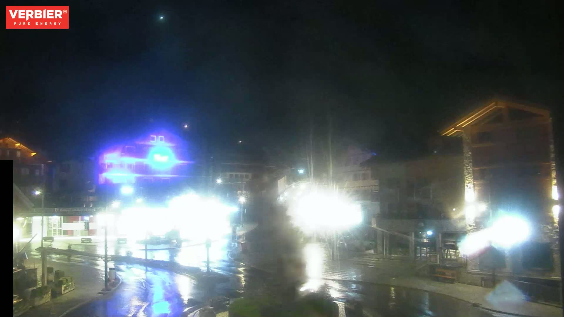 Verbier Ski Village  Center Live Cam - Val de Bagnes, Valais, Switzerland
