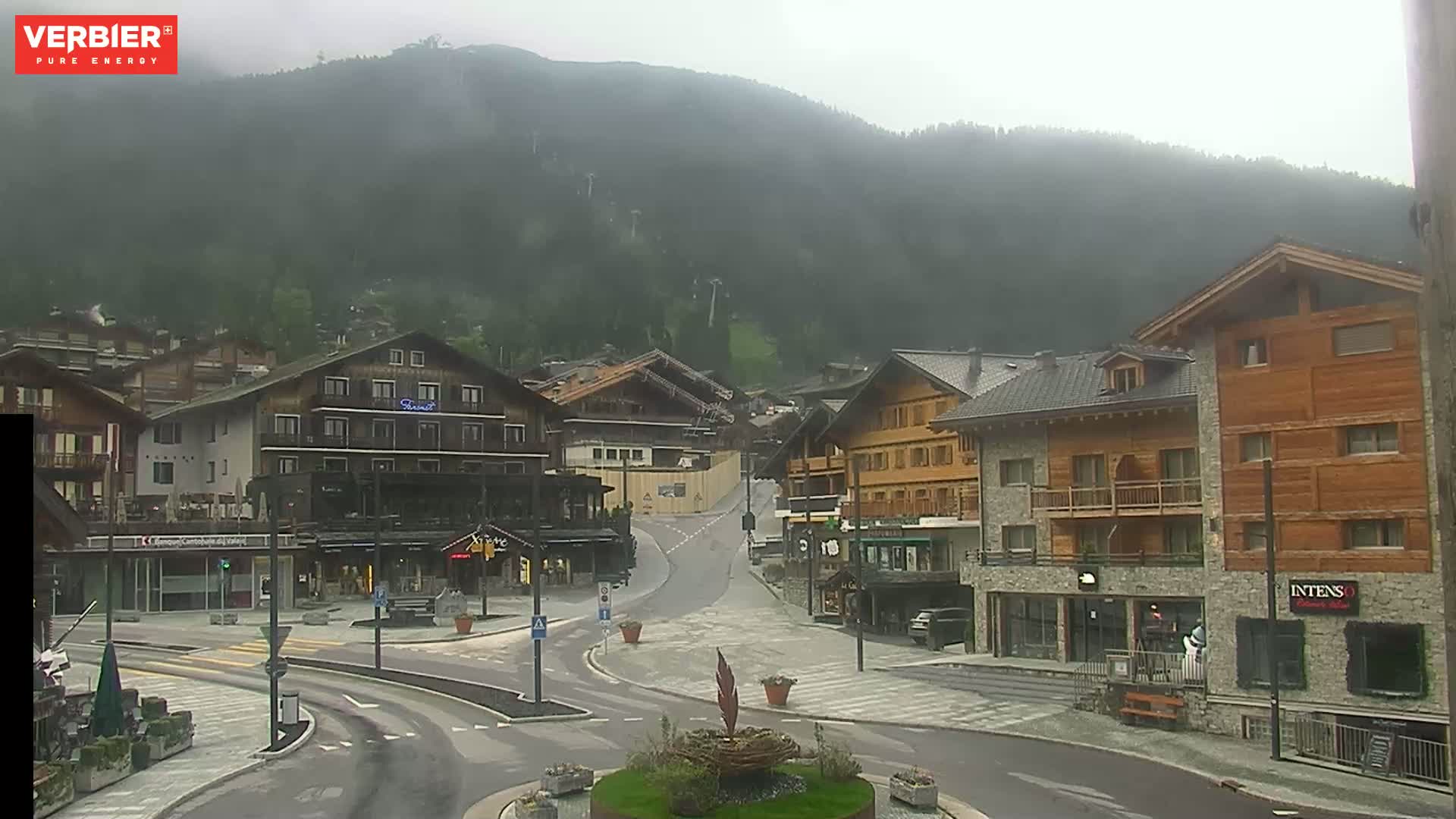 Verbier Ski Village  Center Live Cam - Val de Bagnes, Valais, Switzerland
