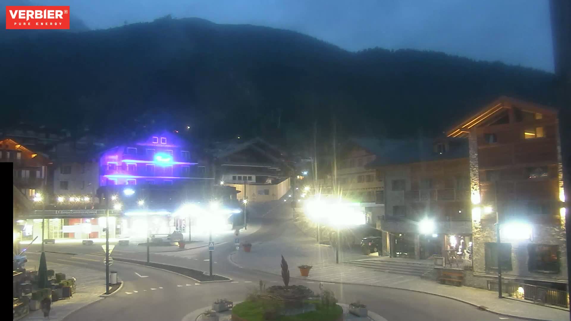 Verbier Ski Village  Center Live Cam - Val de Bagnes, Valais, Switzerland