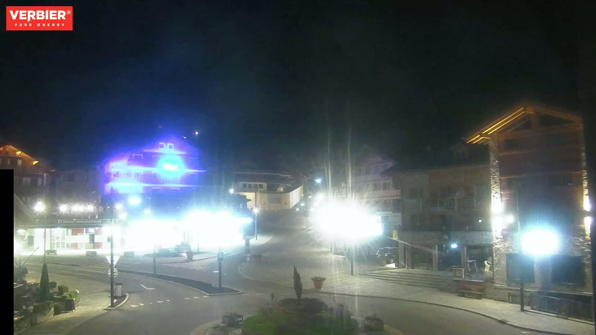 Verbier Ski Village  Center Live Cam - Val de Bagnes, Valais, Switzerland