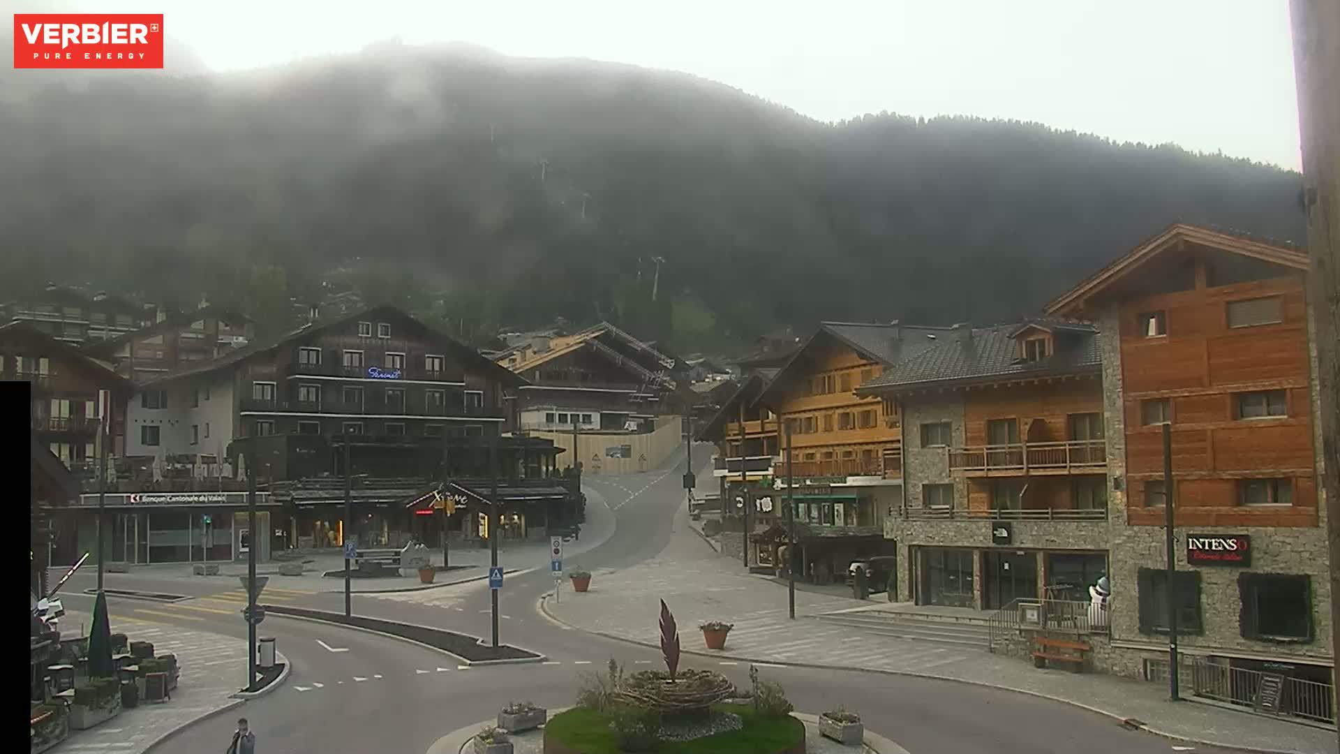 Verbier Ski Village  Center Live Cam - Val de Bagnes, Valais, Switzerland
