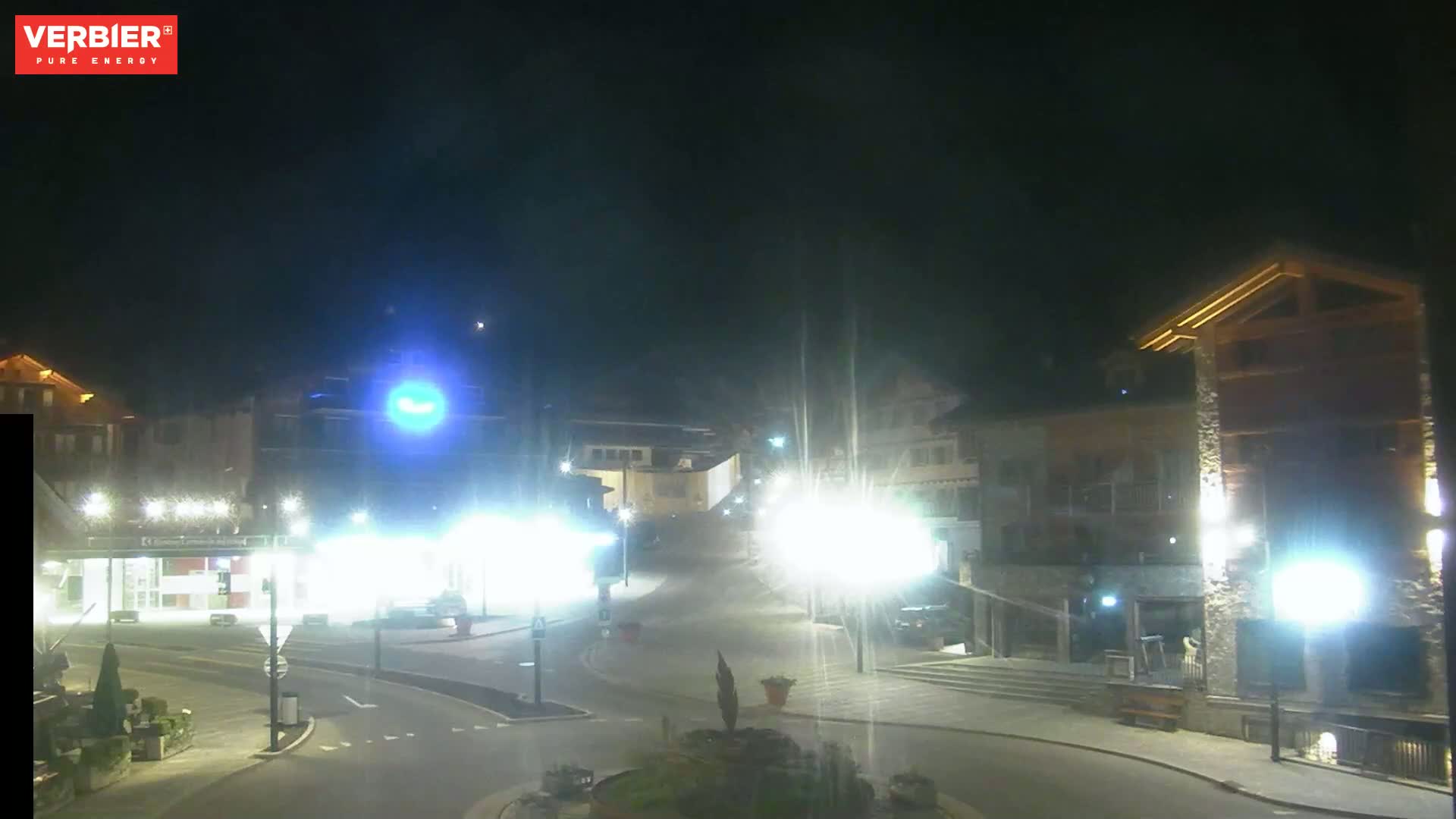 Verbier Ski Village  Center Live Cam - Val de Bagnes, Valais, Switzerland