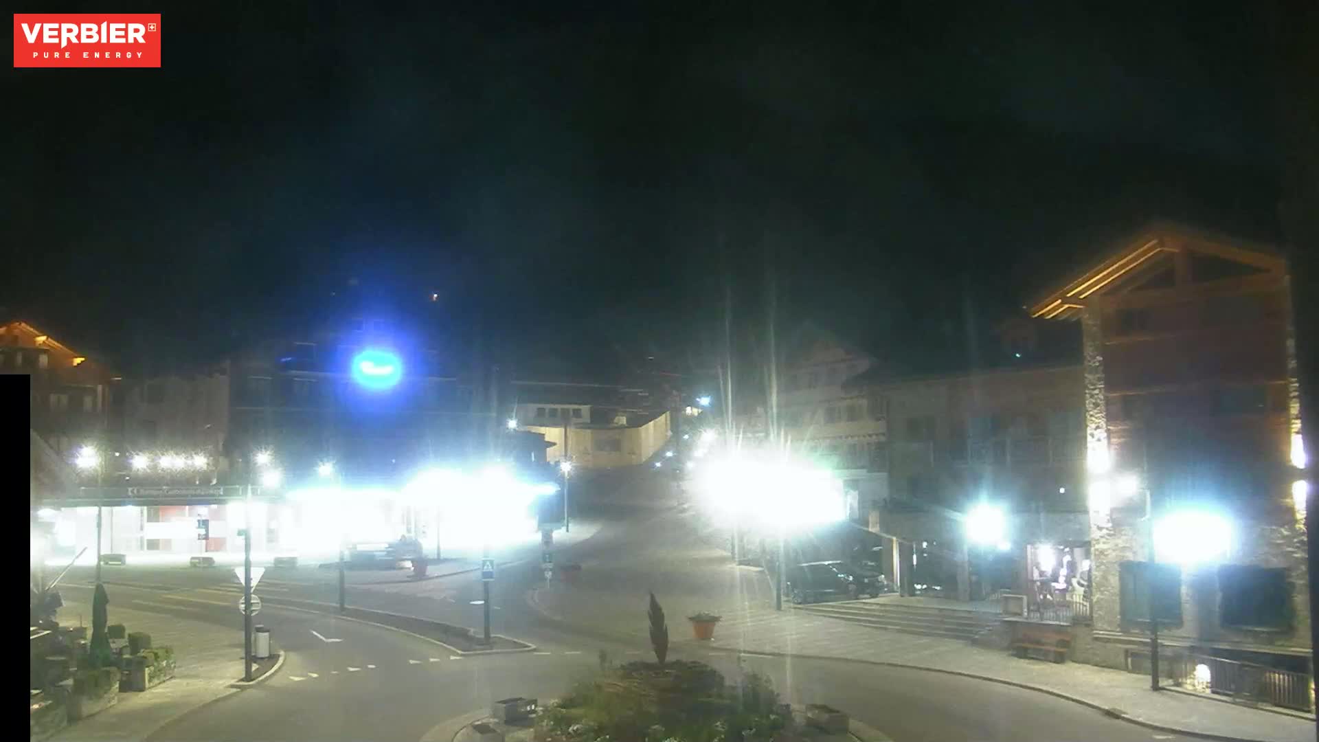 Verbier Ski Village  Center Live Cam - Val de Bagnes, Valais, Switzerland