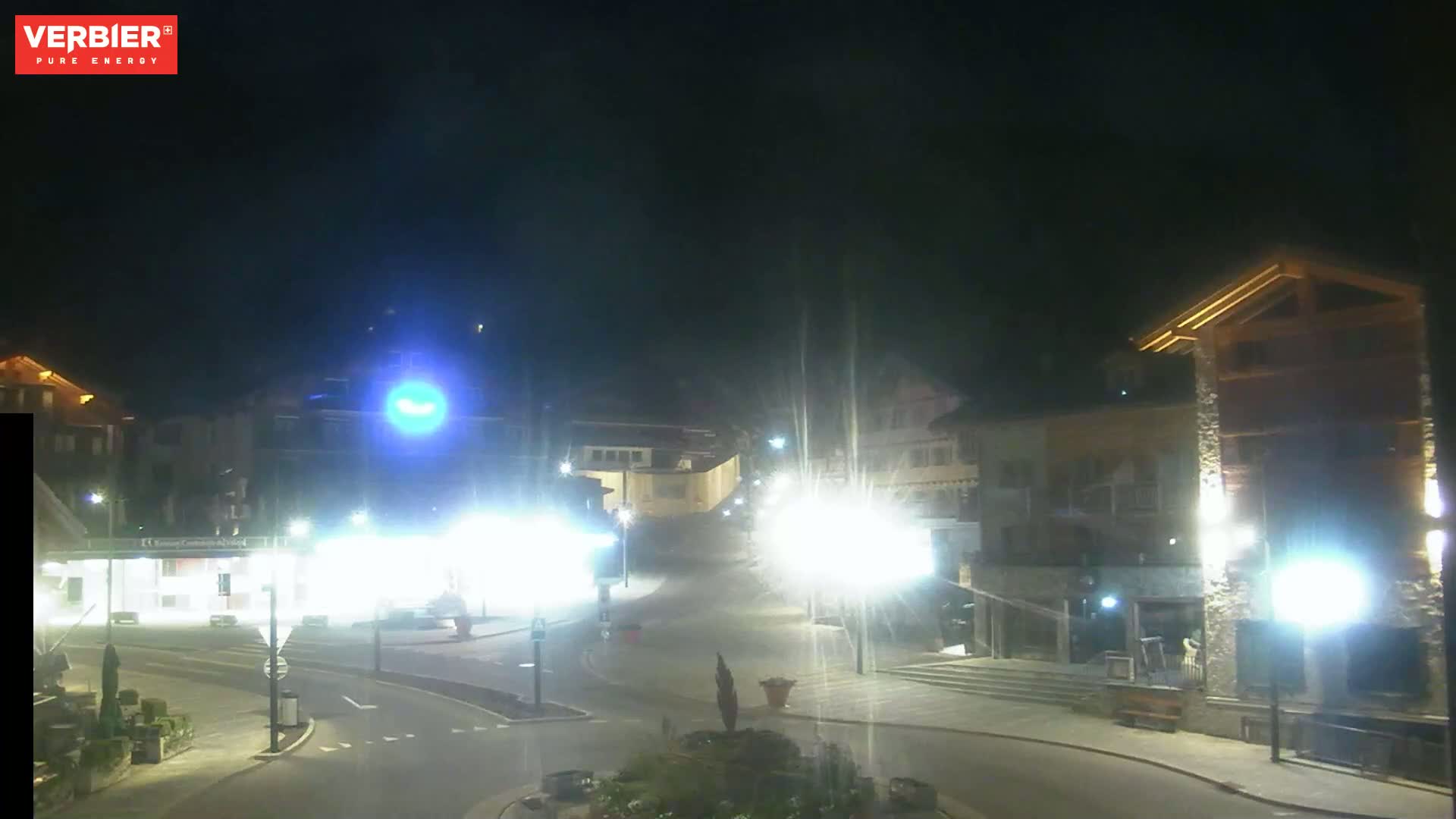 Verbier Ski Village  Center Live Cam - Val de Bagnes, Valais, Switzerland