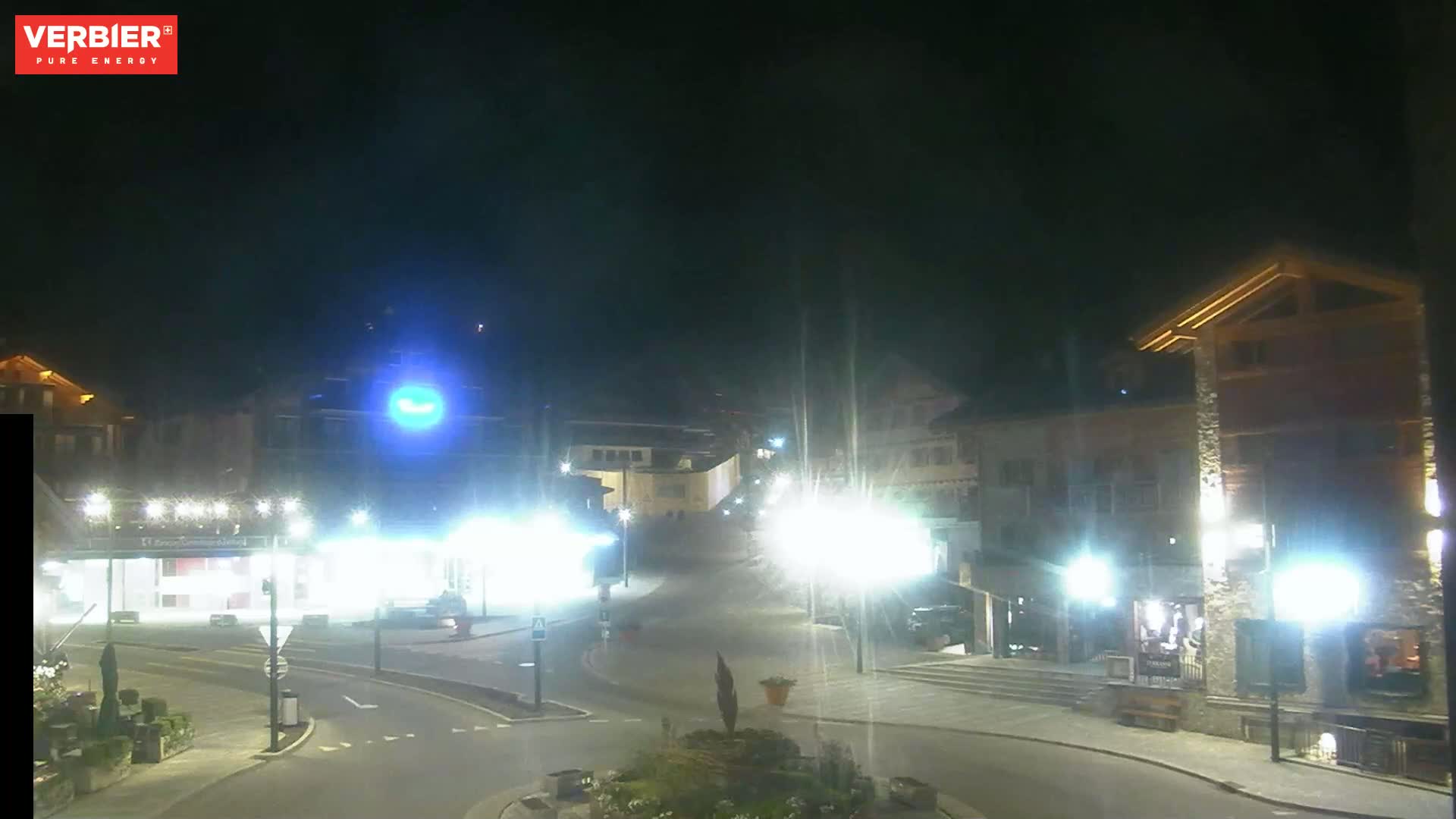 Verbier Ski Village  Center Live Cam - Val de Bagnes, Valais, Switzerland