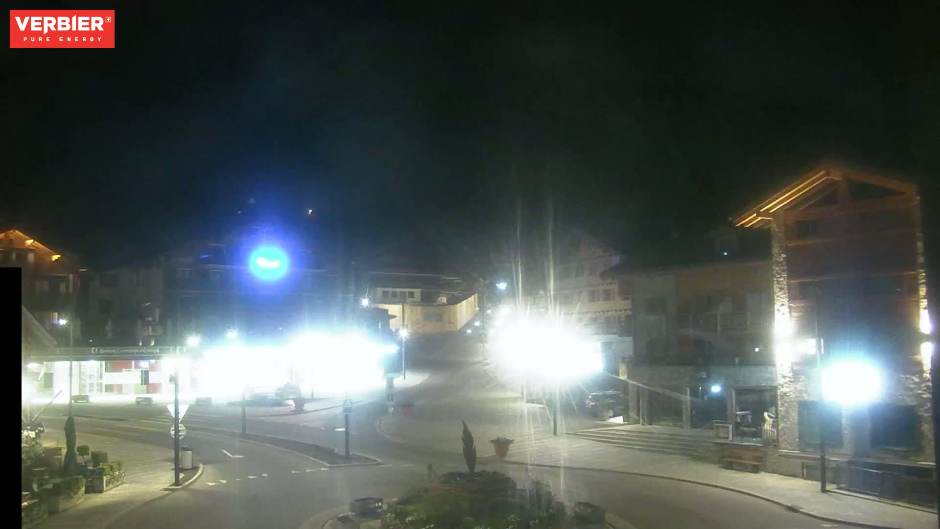 Verbier Ski Village  Center Live Cam - Val de Bagnes, Valais, Switzerland