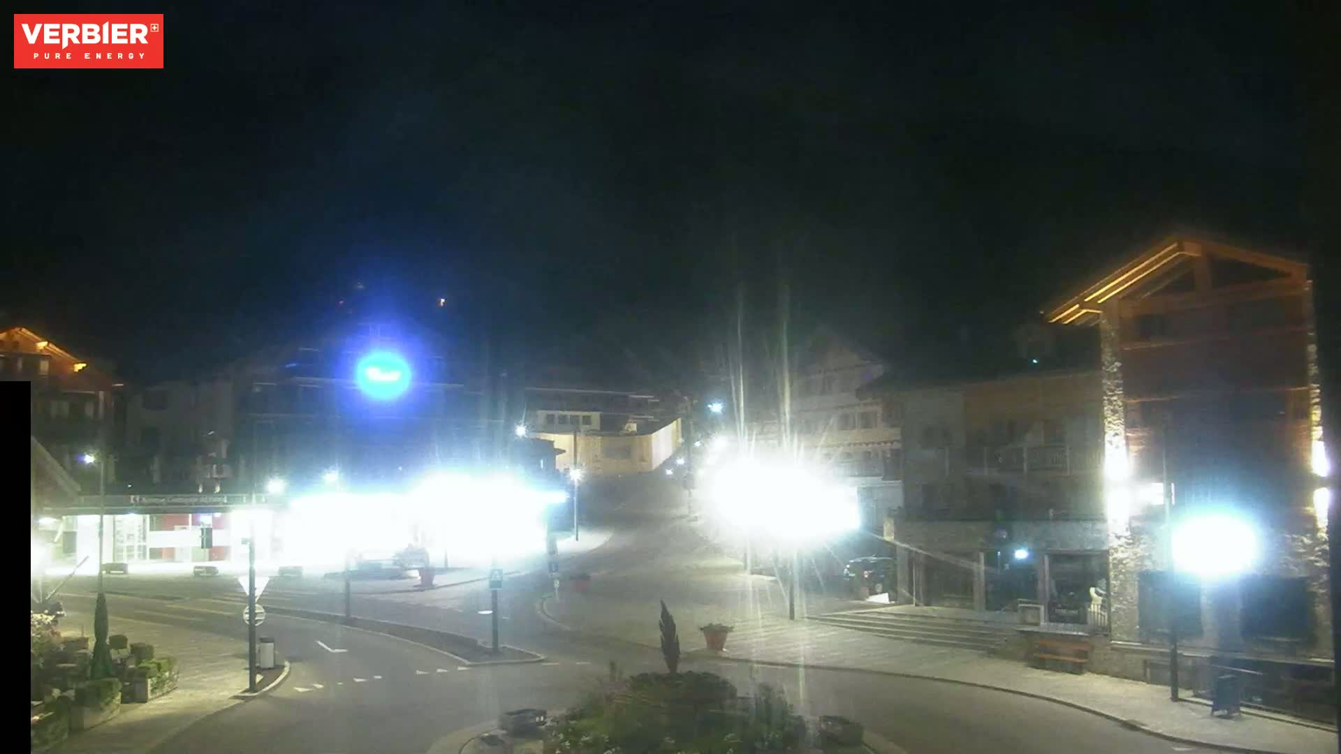 Verbier Ski Village  Center Live Cam - Val de Bagnes, Valais, Switzerland