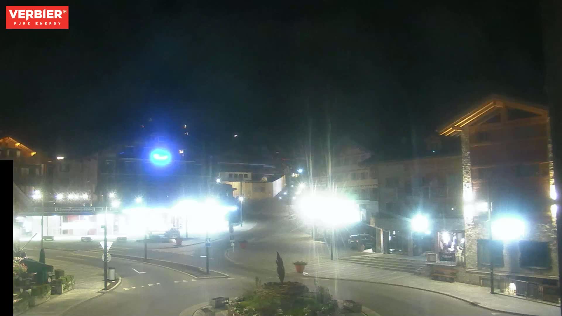 Verbier Ski Village  Center Live Cam - Val de Bagnes, Valais, Switzerland