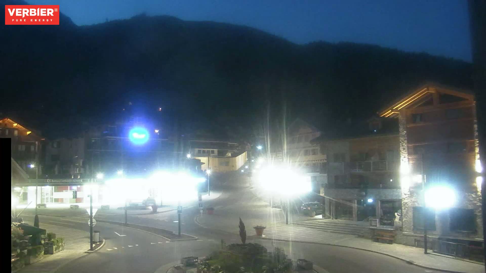 Verbier Ski Village  Center Live Cam - Val de Bagnes, Valais, Switzerland