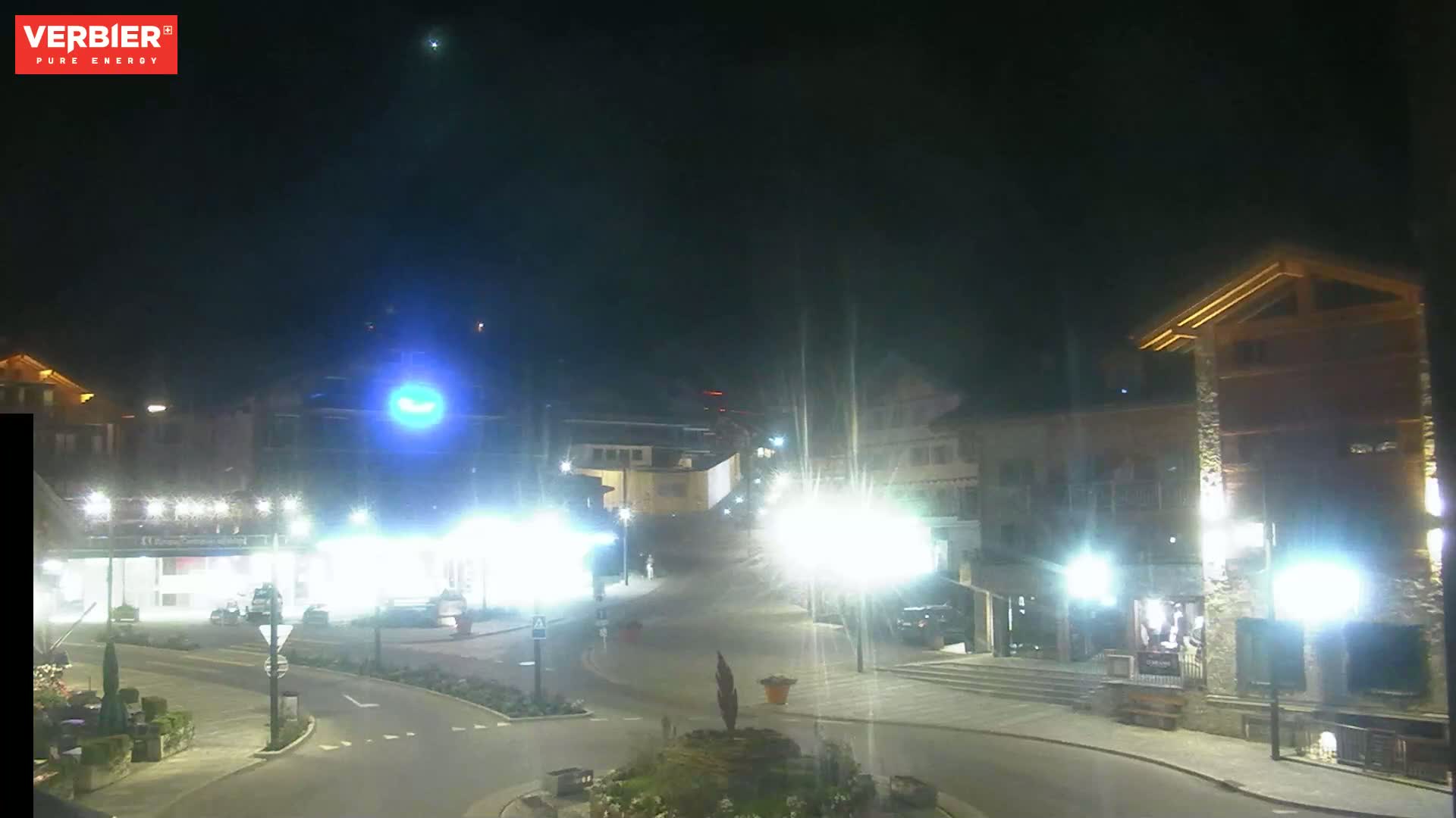 Verbier Ski Village  Center Live Cam - Val de Bagnes, Valais, Switzerland