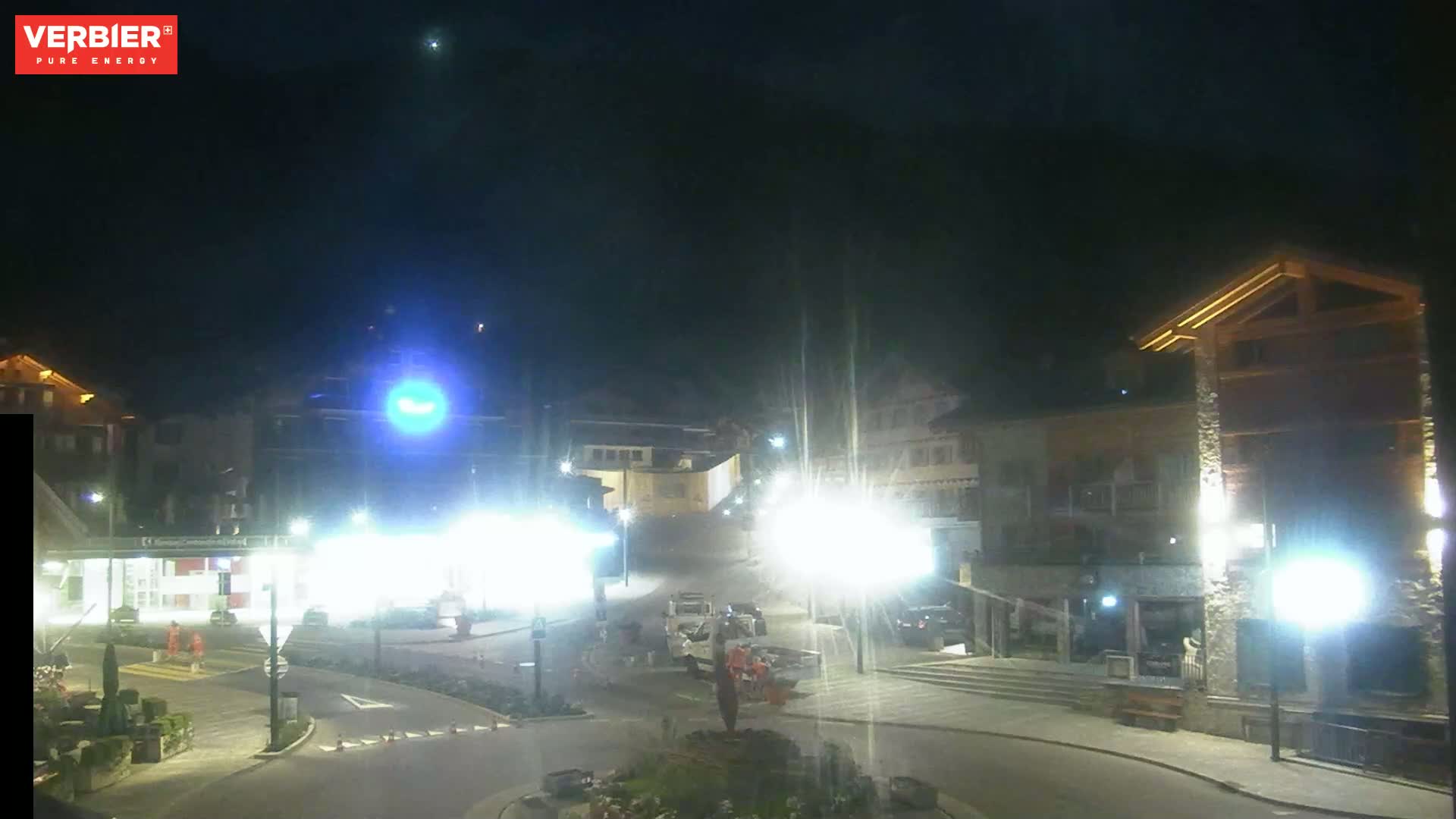 Verbier Ski Village  Center Live Cam - Val de Bagnes, Valais, Switzerland