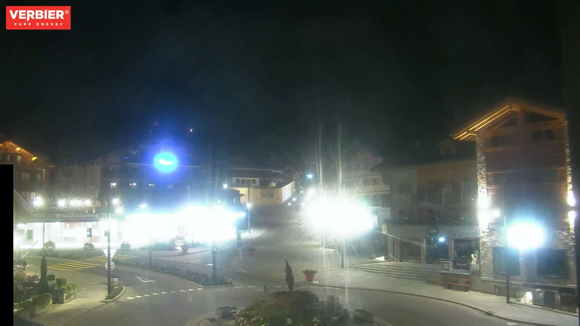 Verbier Ski Village  Center Live Cam - Val de Bagnes, Valais, Switzerland