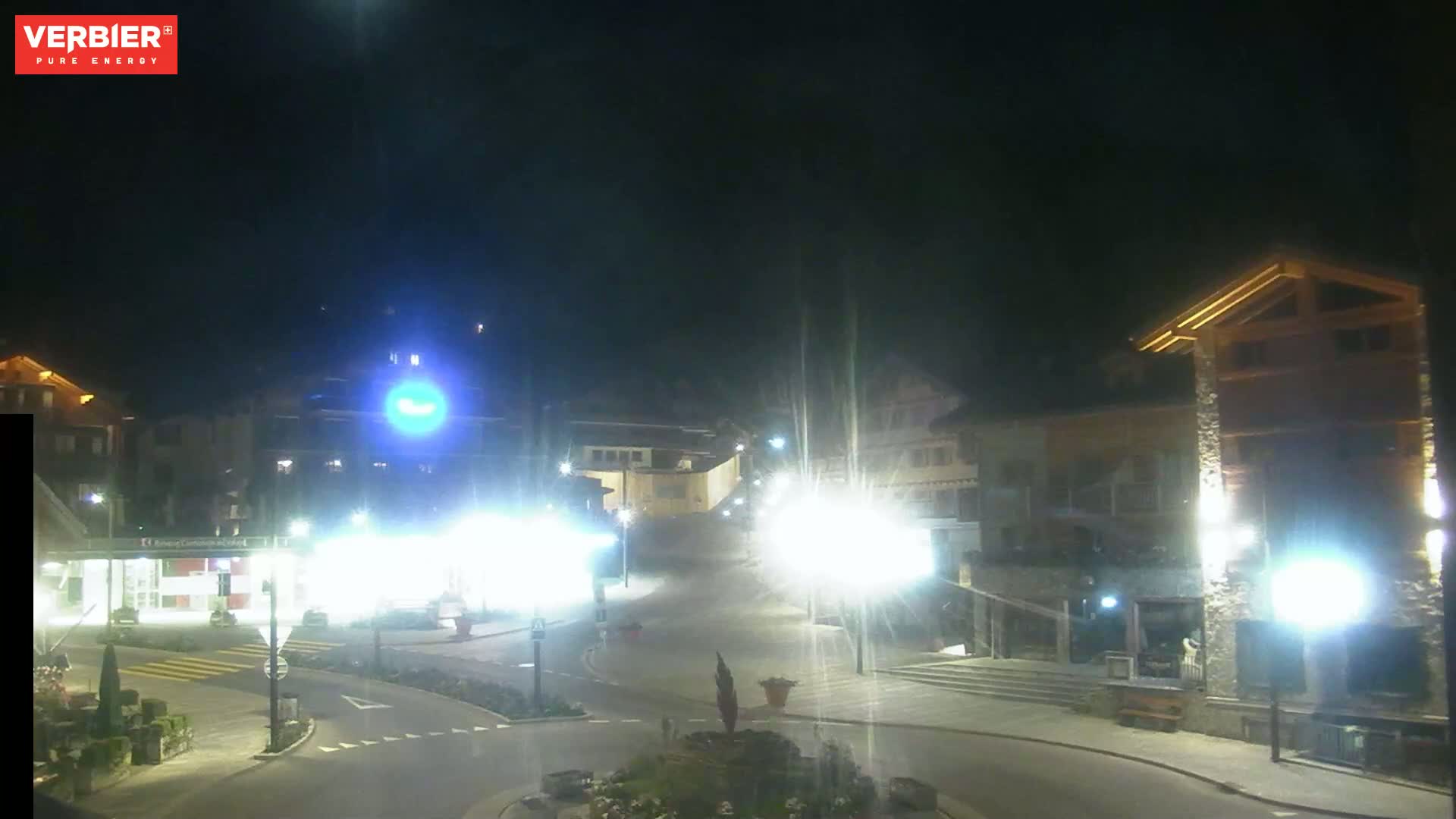 Verbier Ski Village  Center Live Cam - Val de Bagnes, Valais, Switzerland