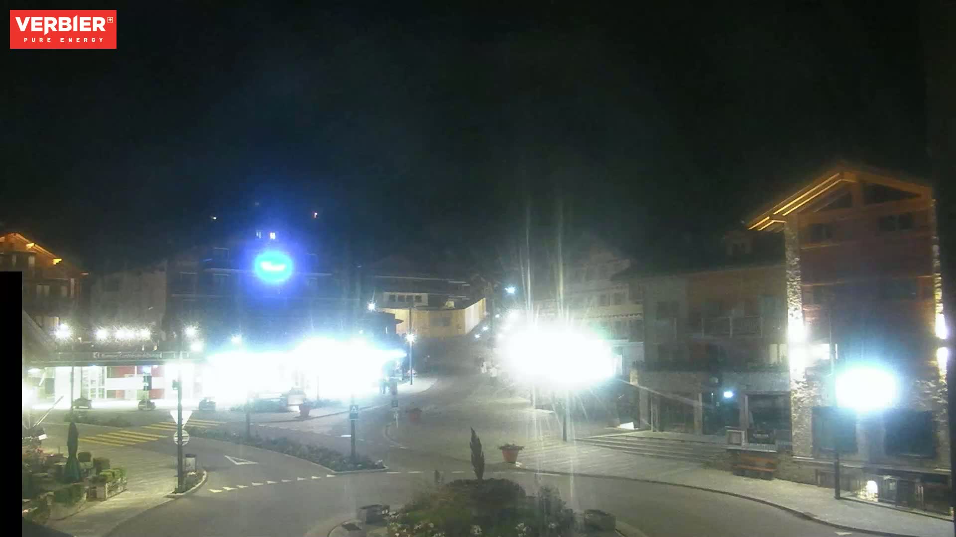 Verbier Ski Village  Center Live Cam - Val de Bagnes, Valais, Switzerland