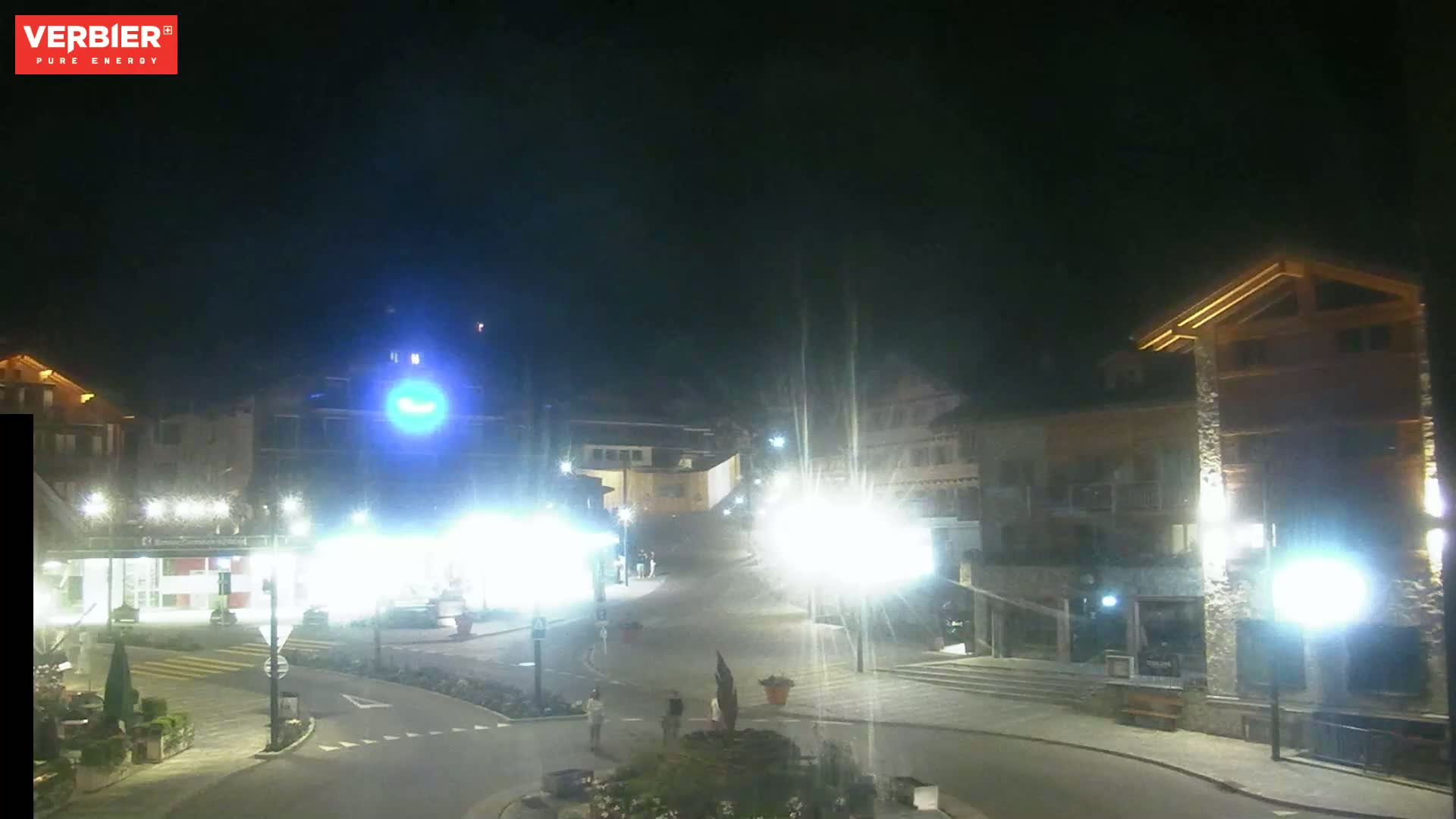 Verbier Ski Village  Center Live Cam - Val de Bagnes, Valais, Switzerland