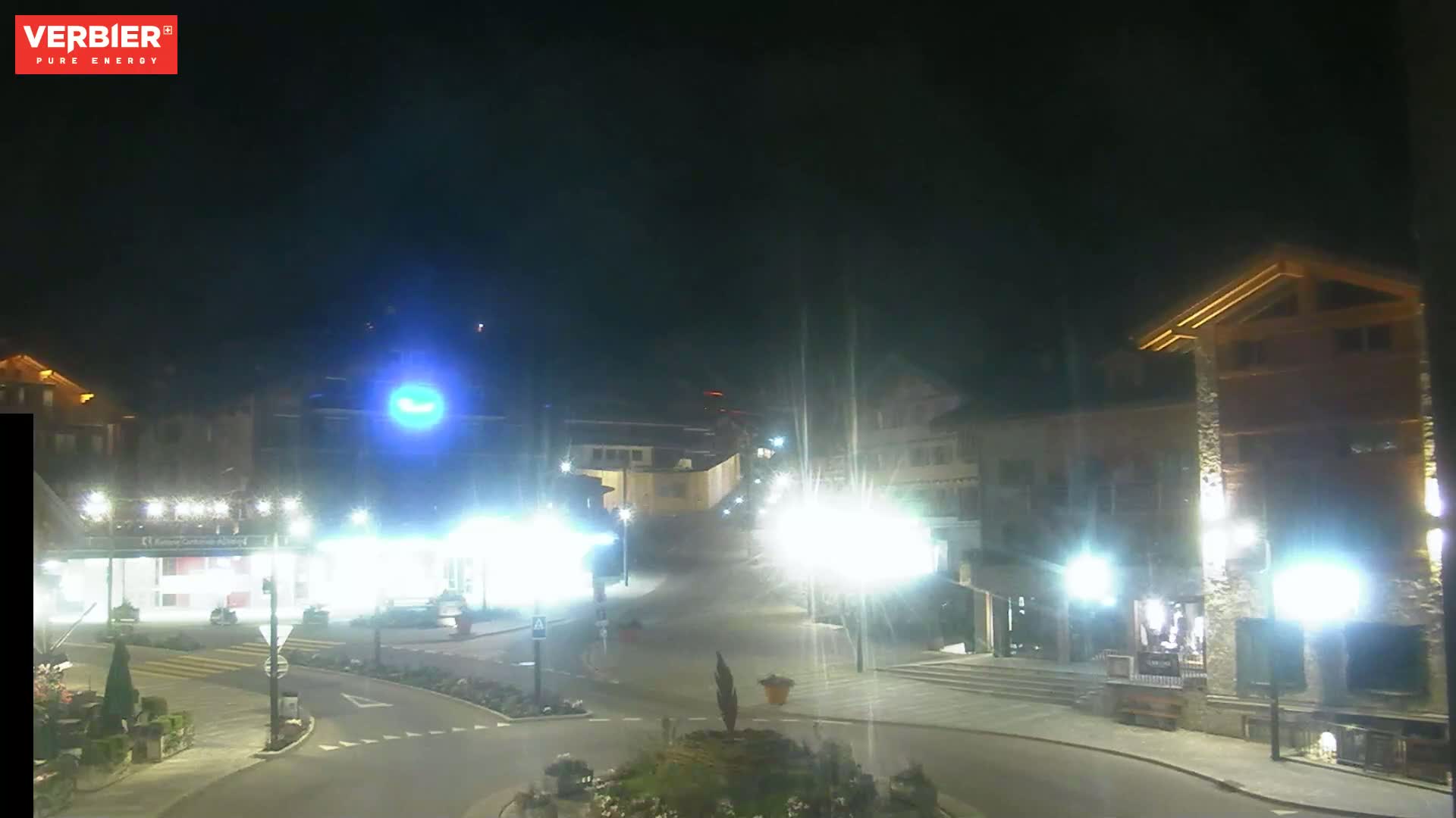 Verbier Ski Village  Center Live Cam - Val de Bagnes, Valais, Switzerland