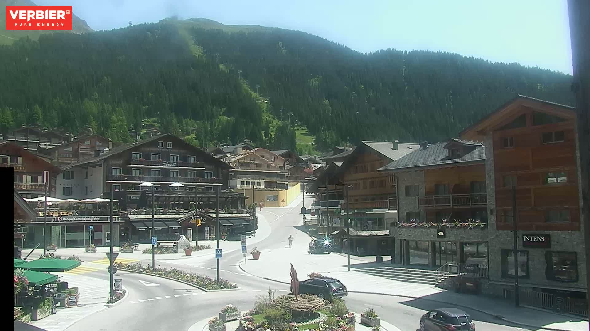 Verbier Ski Village  Center Live Cam - Val de Bagnes, Valais, Switzerland