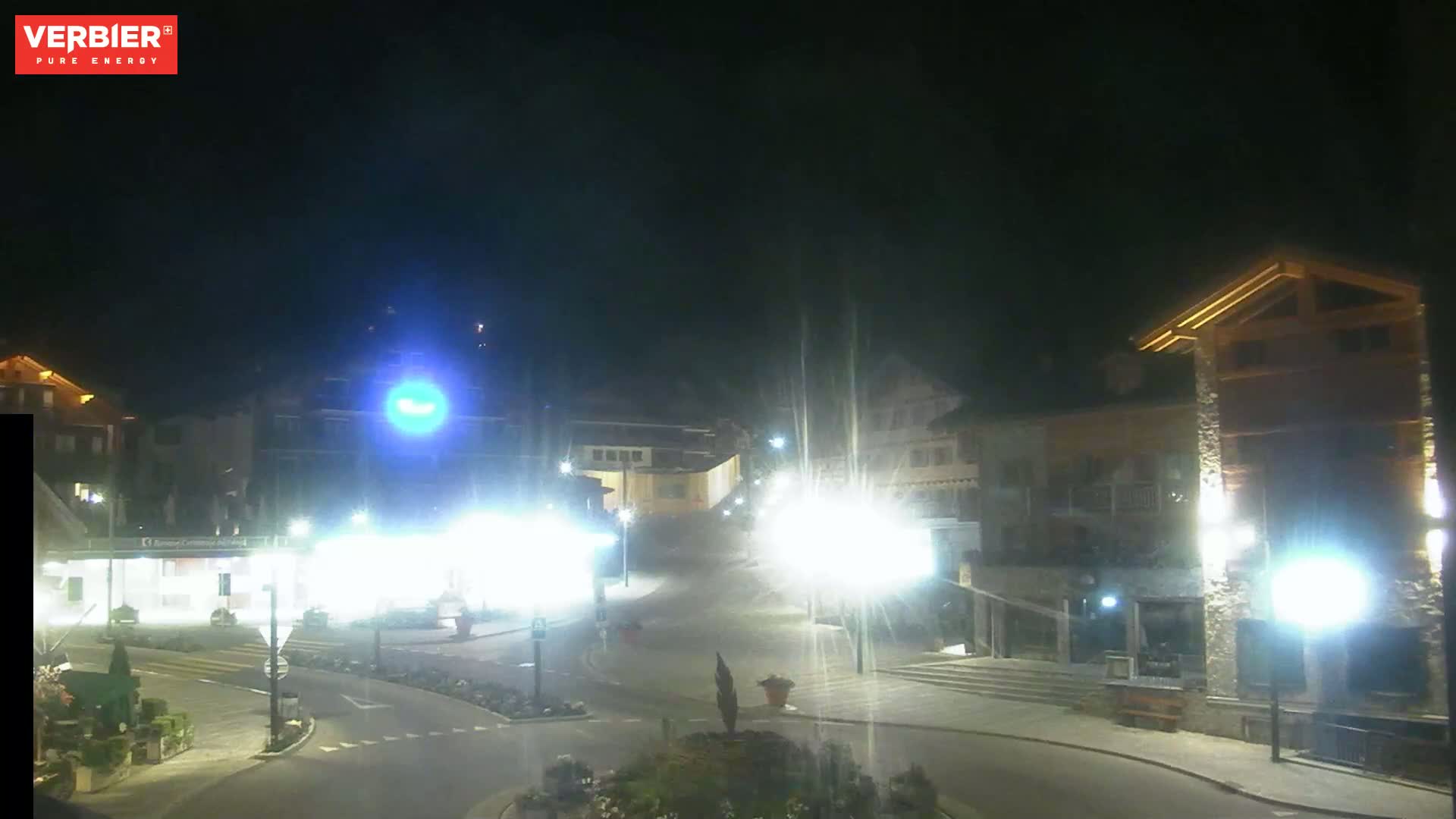 Verbier Ski Village  Center Live Cam - Val de Bagnes, Valais, Switzerland