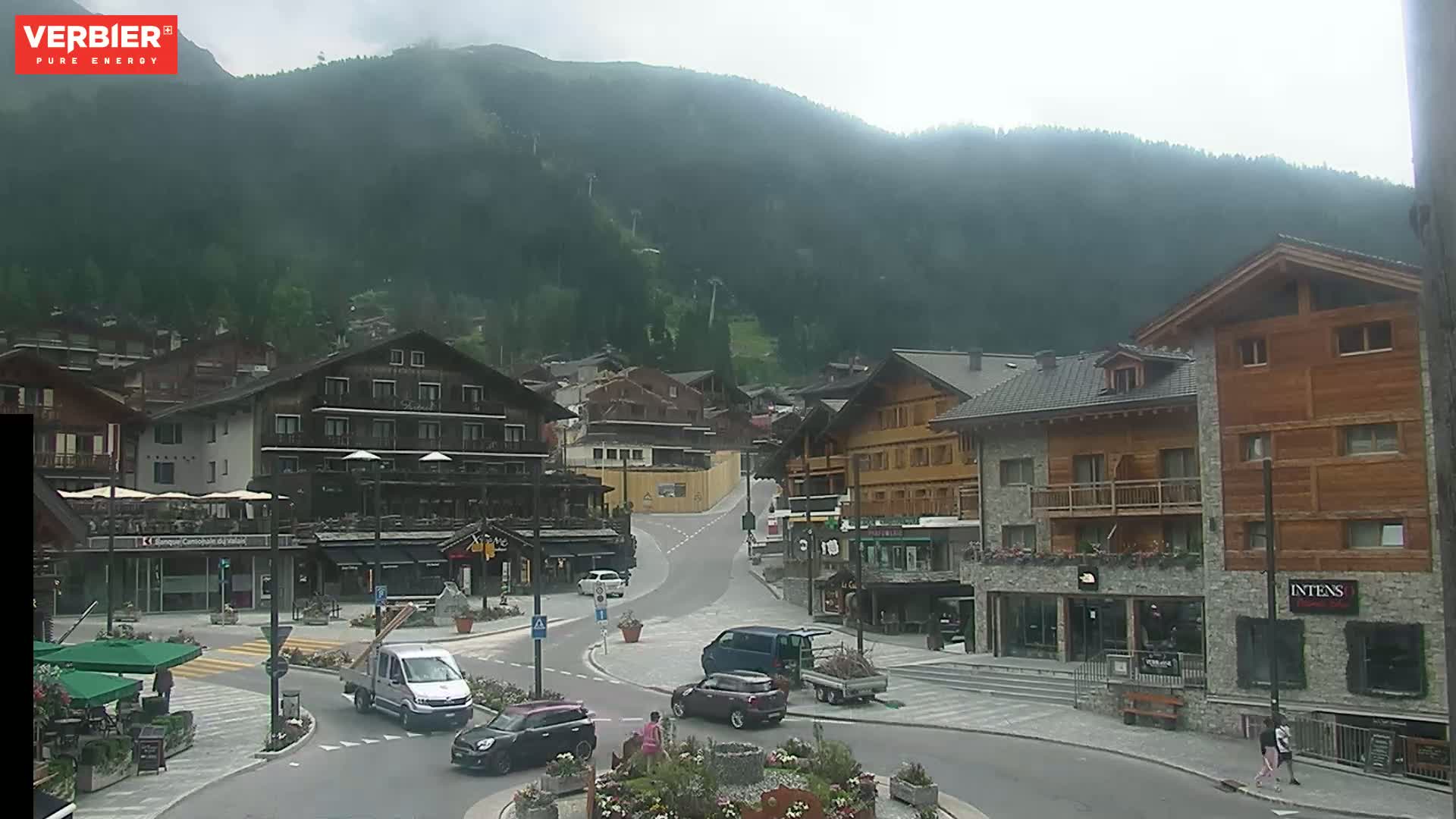 Verbier Ski Village  Center Live Cam - Val de Bagnes, Valais, Switzerland