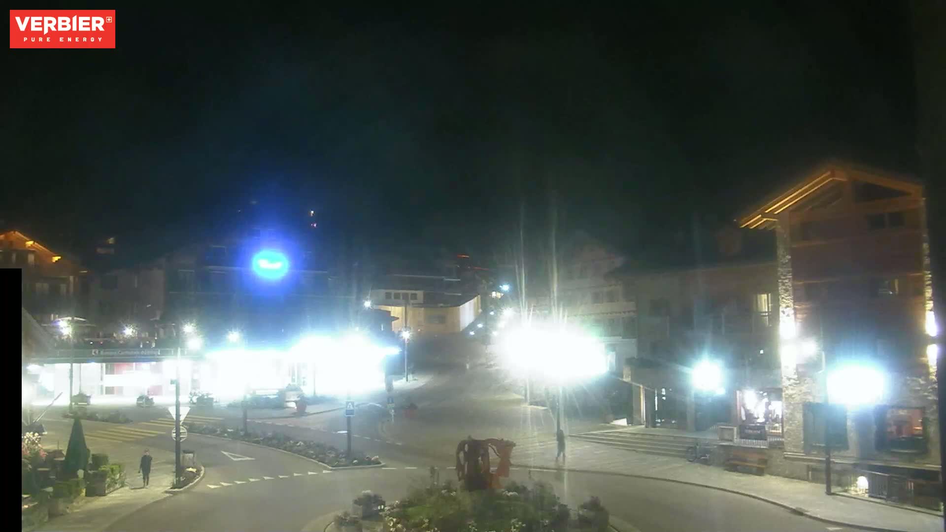 Verbier Ski Village  Center Live Cam - Val de Bagnes, Valais, Switzerland