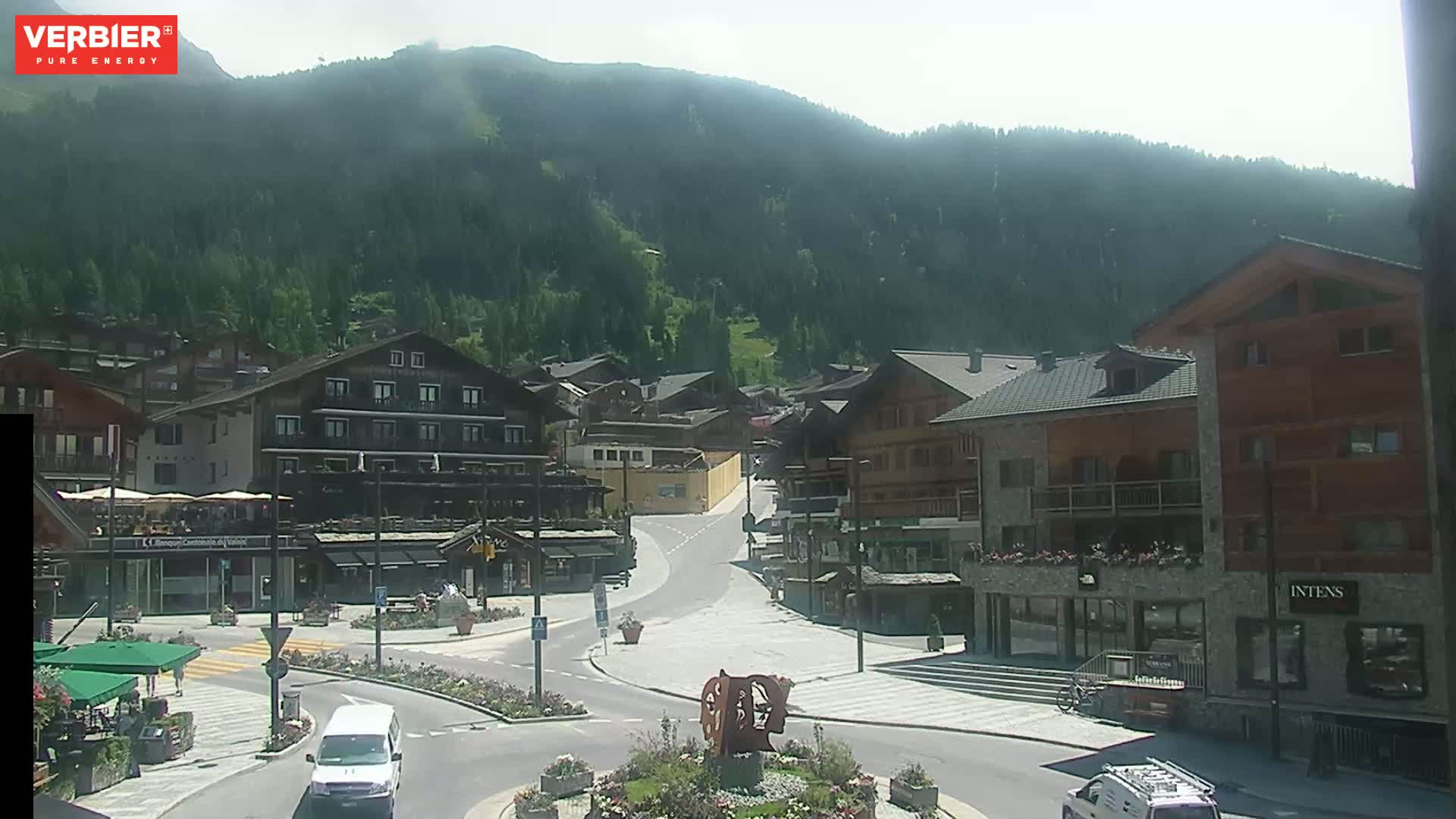Verbier Ski Village  Center Live Cam - Val de Bagnes, Valais, Switzerland
