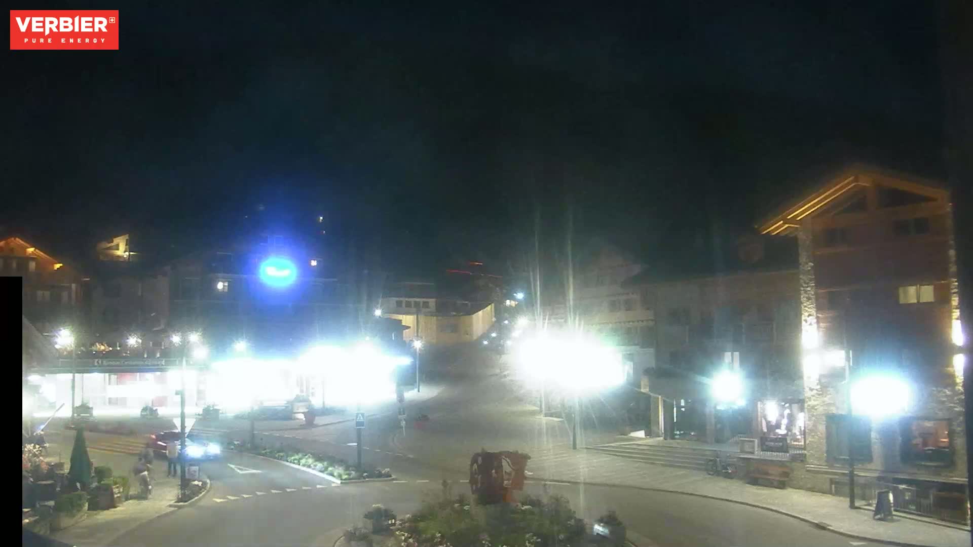 Verbier Ski Village  Center Live Cam - Val de Bagnes, Valais, Switzerland