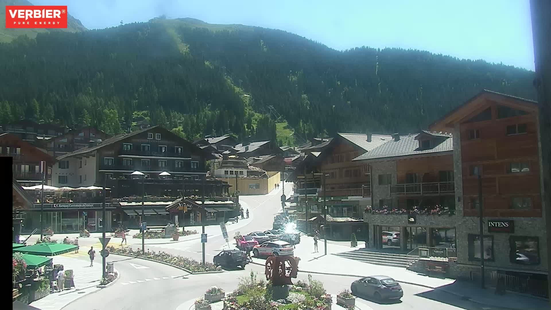 Verbier Ski Village  Center Live Cam - Val de Bagnes, Valais, Switzerland