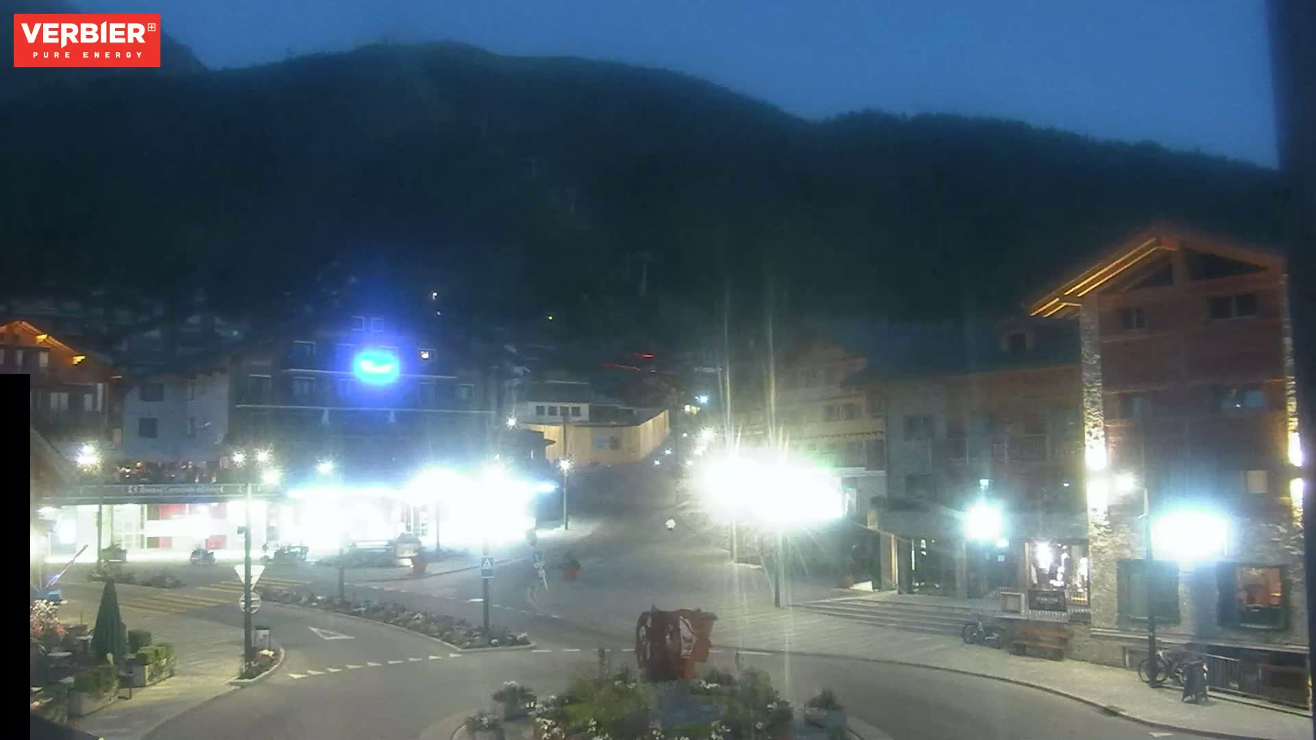 Verbier Ski Village  Center Live Cam - Val de Bagnes, Valais, Switzerland
