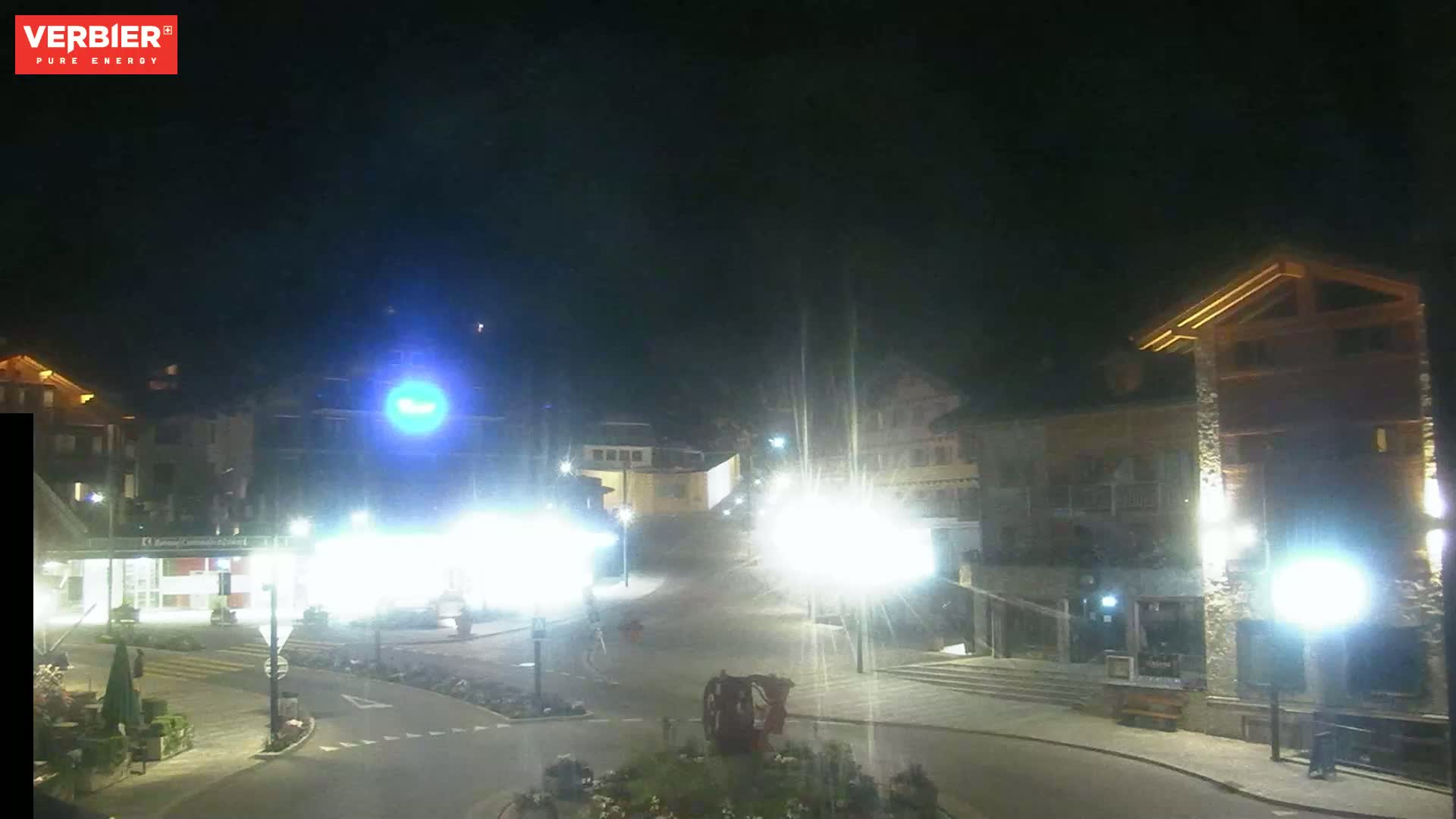 Verbier Ski Village  Center Live Cam - Val de Bagnes, Valais, Switzerland