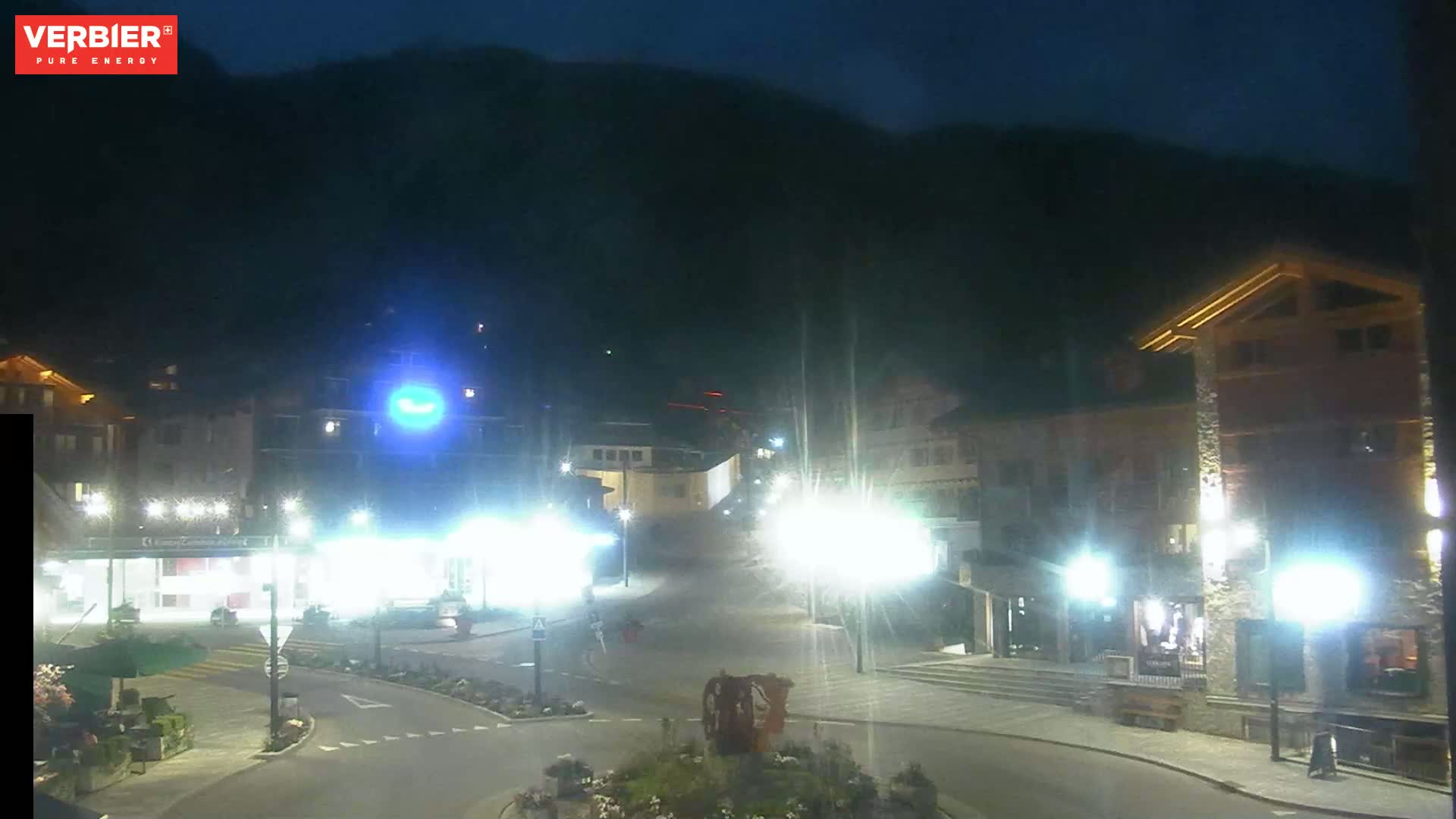 Verbier Ski Village  Center Live Cam - Val de Bagnes, Valais, Switzerland