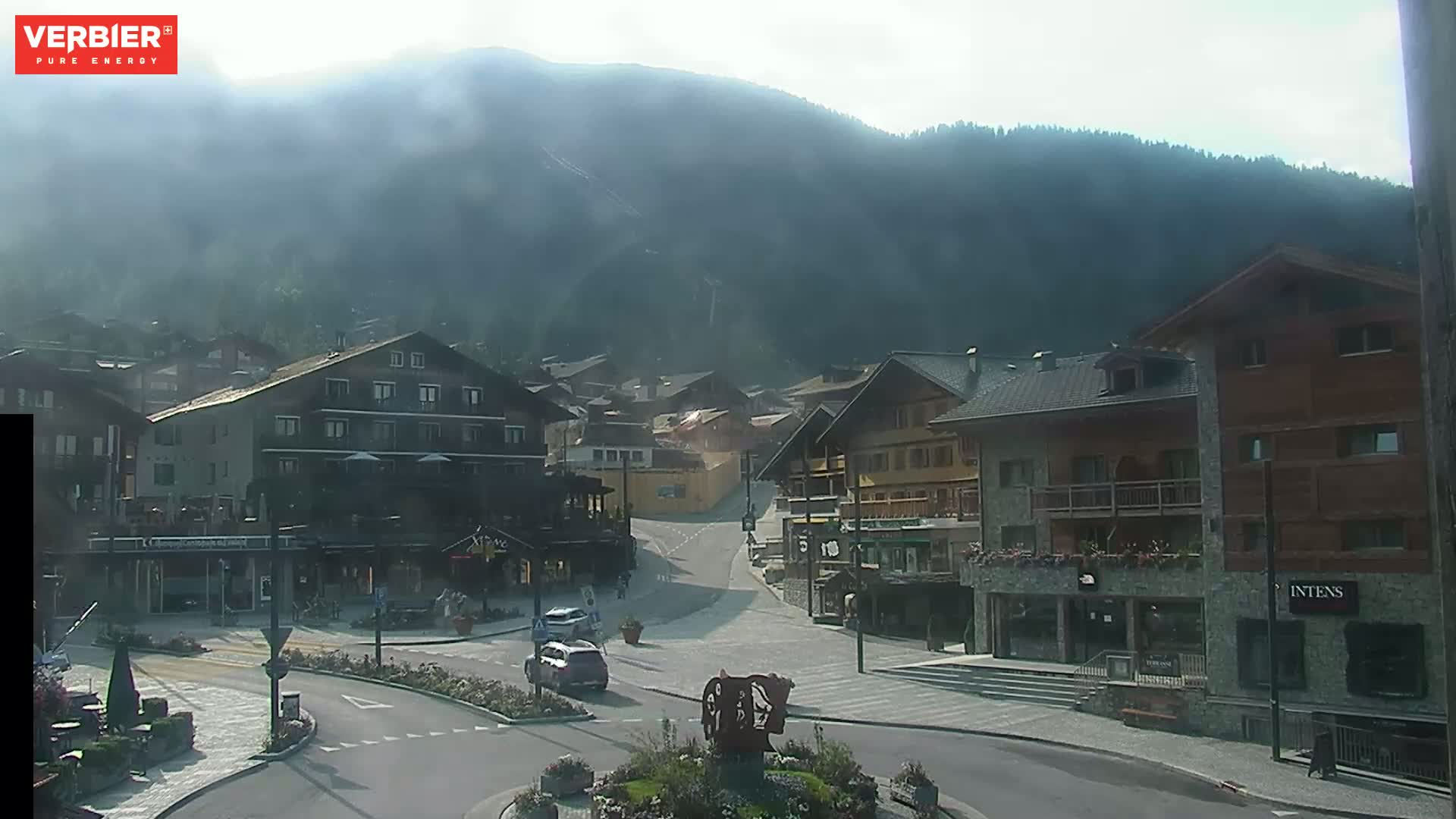Verbier Ski Village  Center Live Cam - Val de Bagnes, Valais, Switzerland