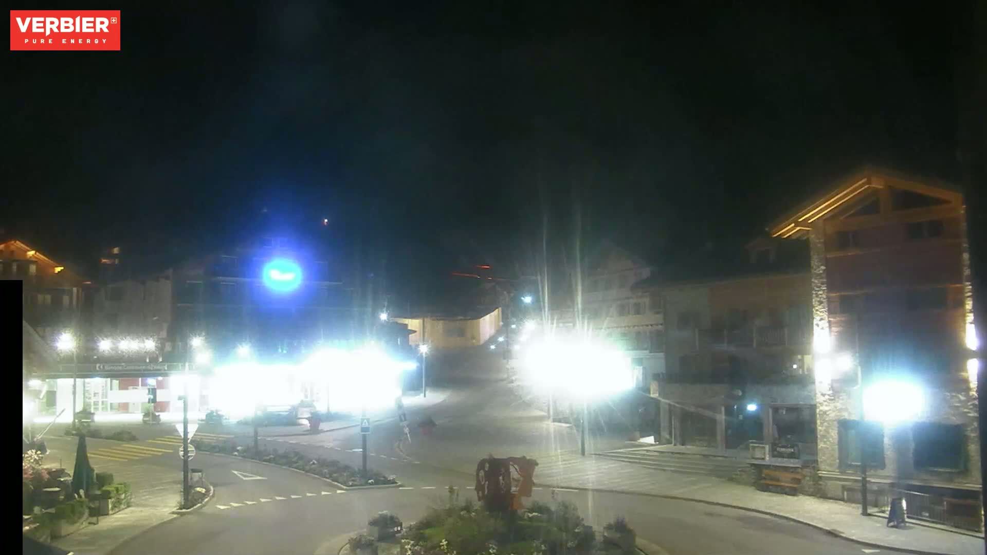 Verbier Ski Village  Center Live Cam - Val de Bagnes, Valais, Switzerland