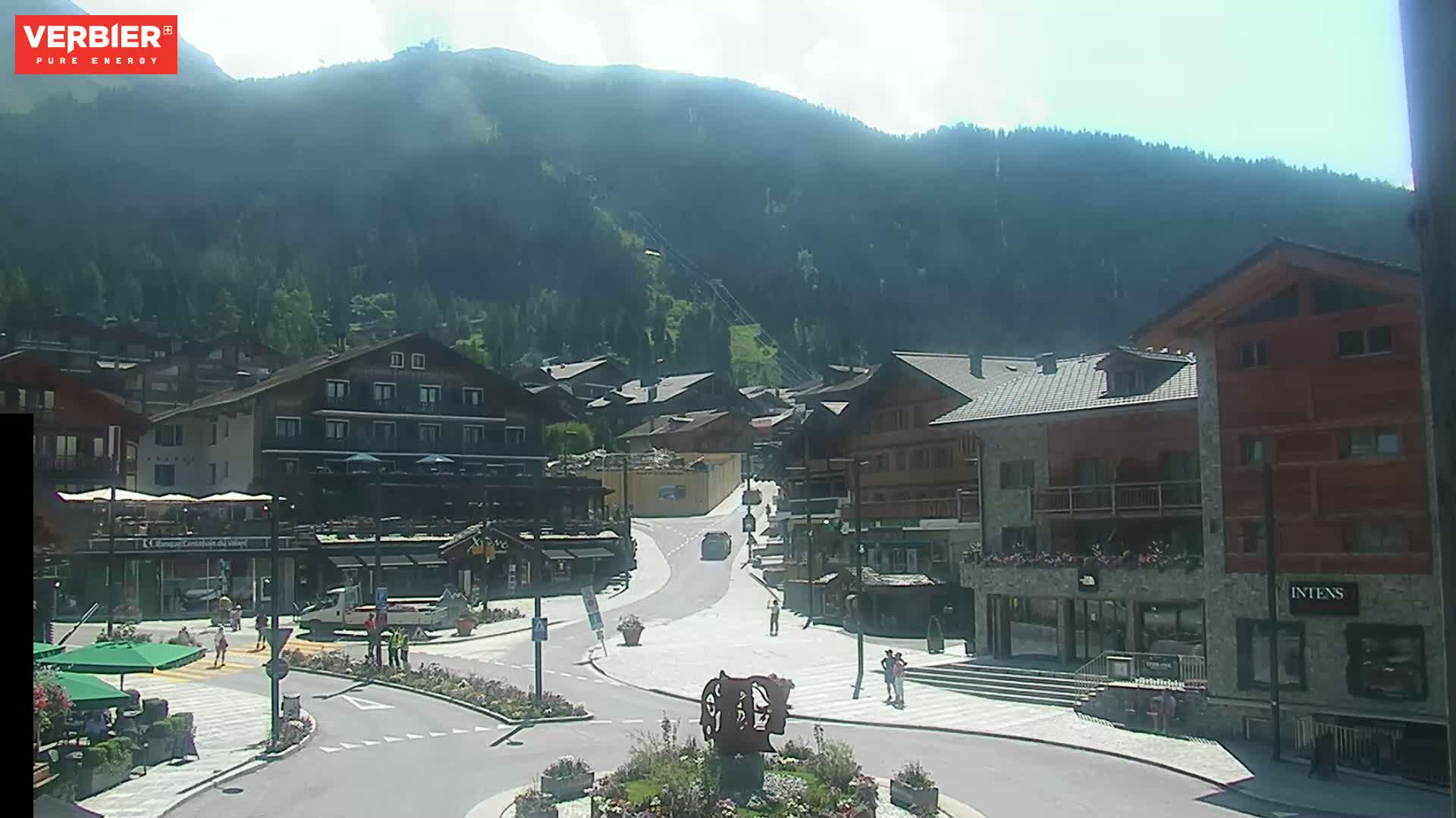 Verbier Ski Village  Center Live Cam - Val de Bagnes, Valais, Switzerland