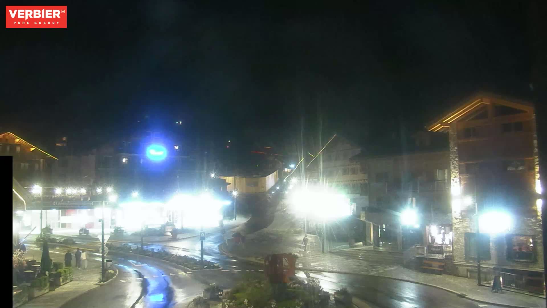 Verbier Ski Village  Center Live Cam - Val de Bagnes, Valais, Switzerland